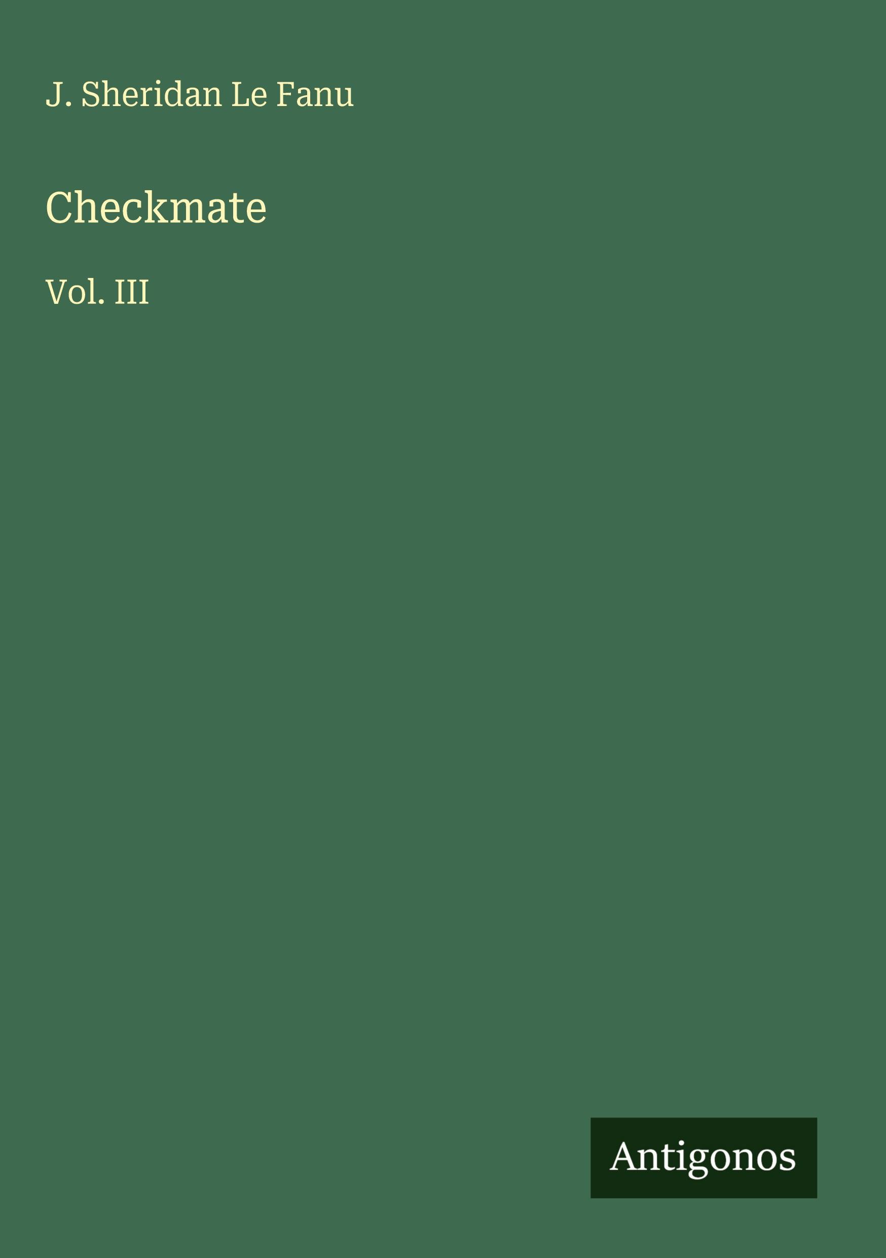 Vorderes Coverbild Checkmate