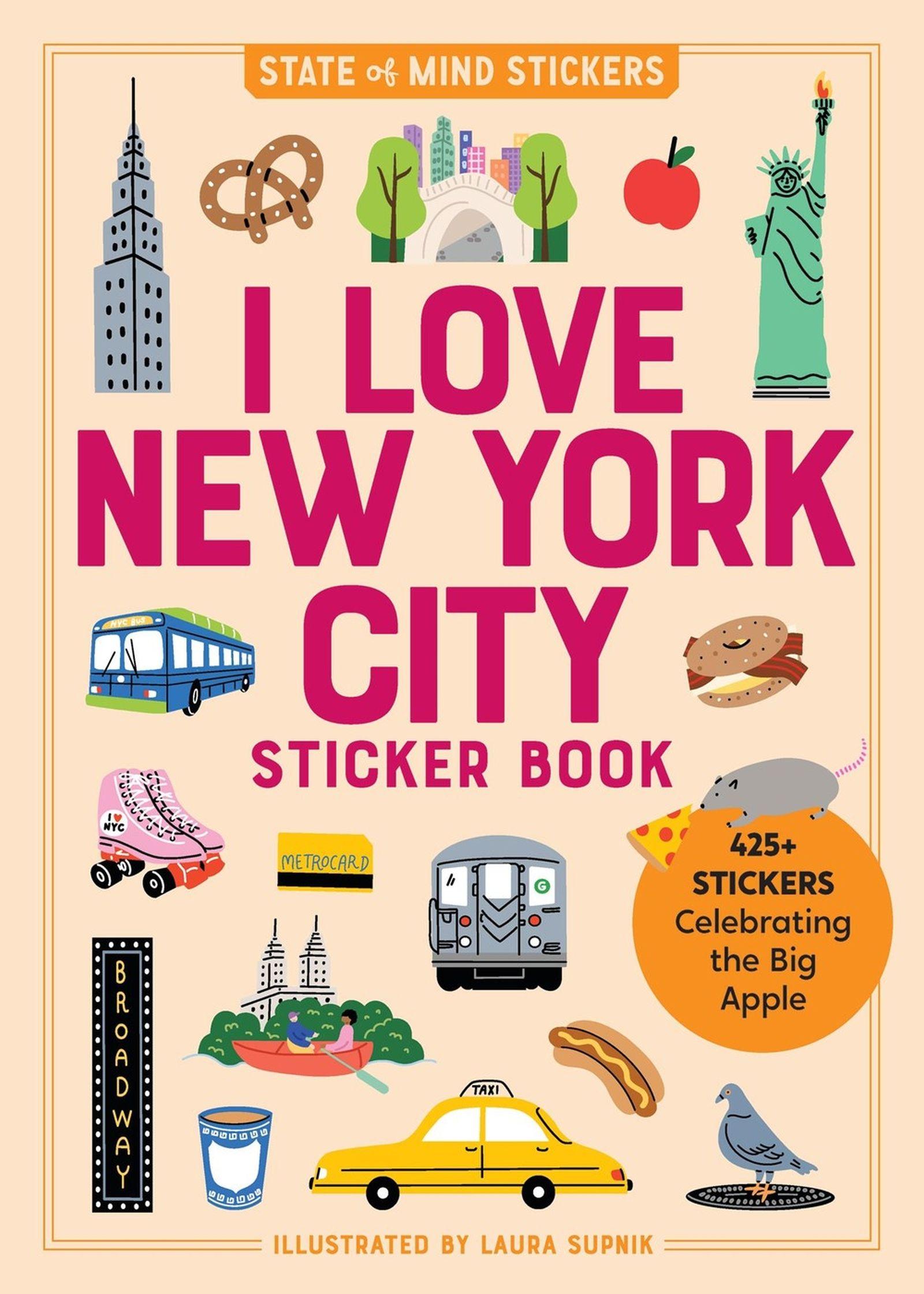 Vorderes Coverbild I Love New York City Sticker Book