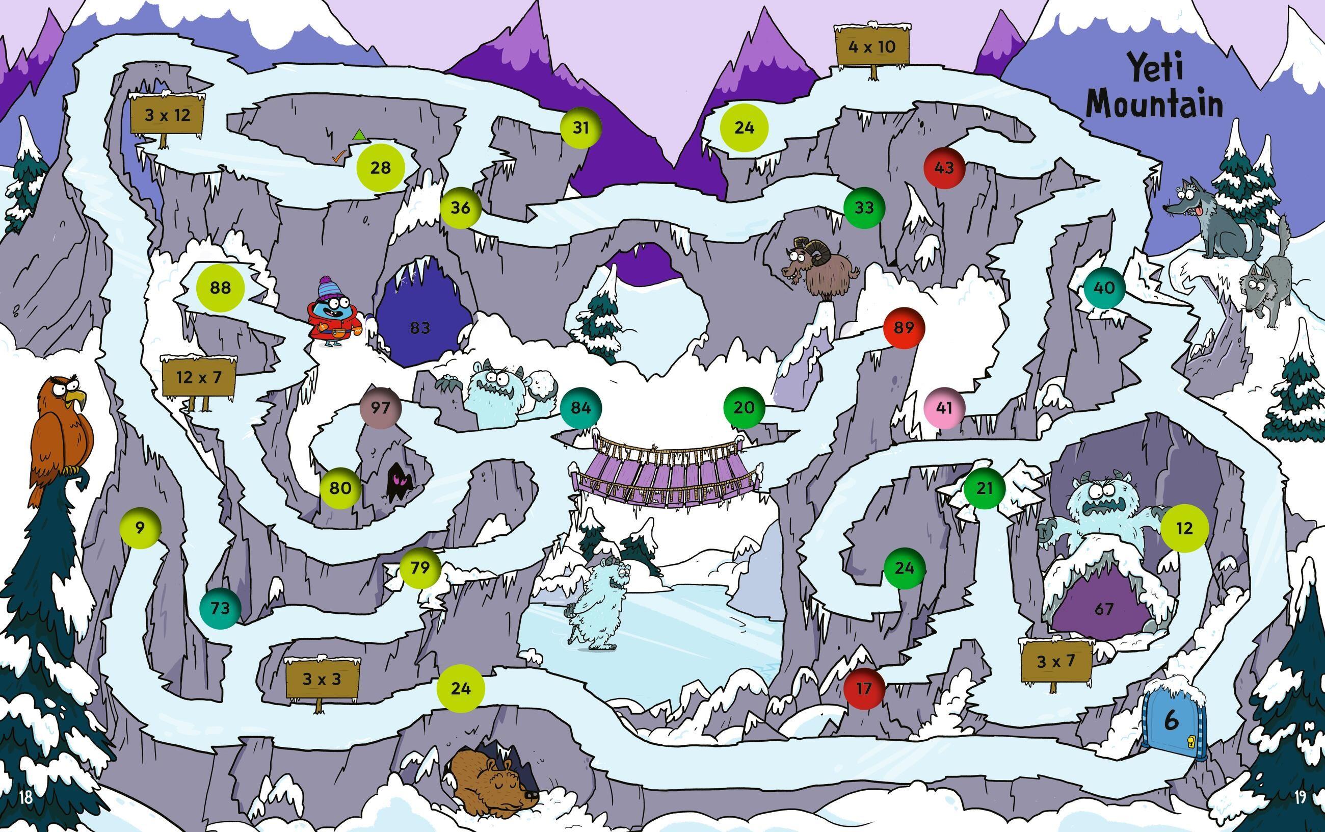 Beispielinhalt (Bild) Mega Math Maze