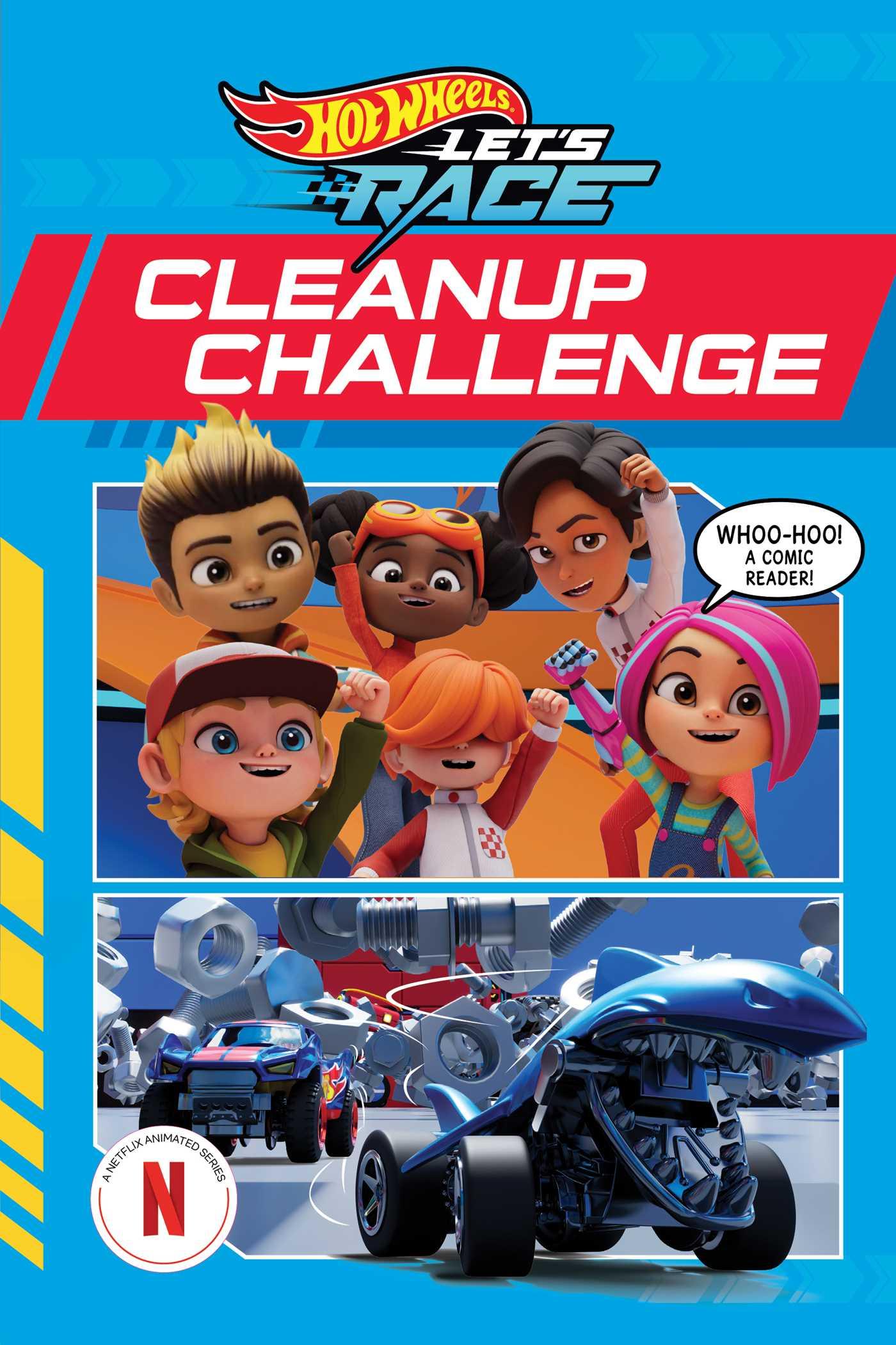 Vorderes Coverbild Hot Wheels Let's Race: Cleanup Challenge (Comic Reader)