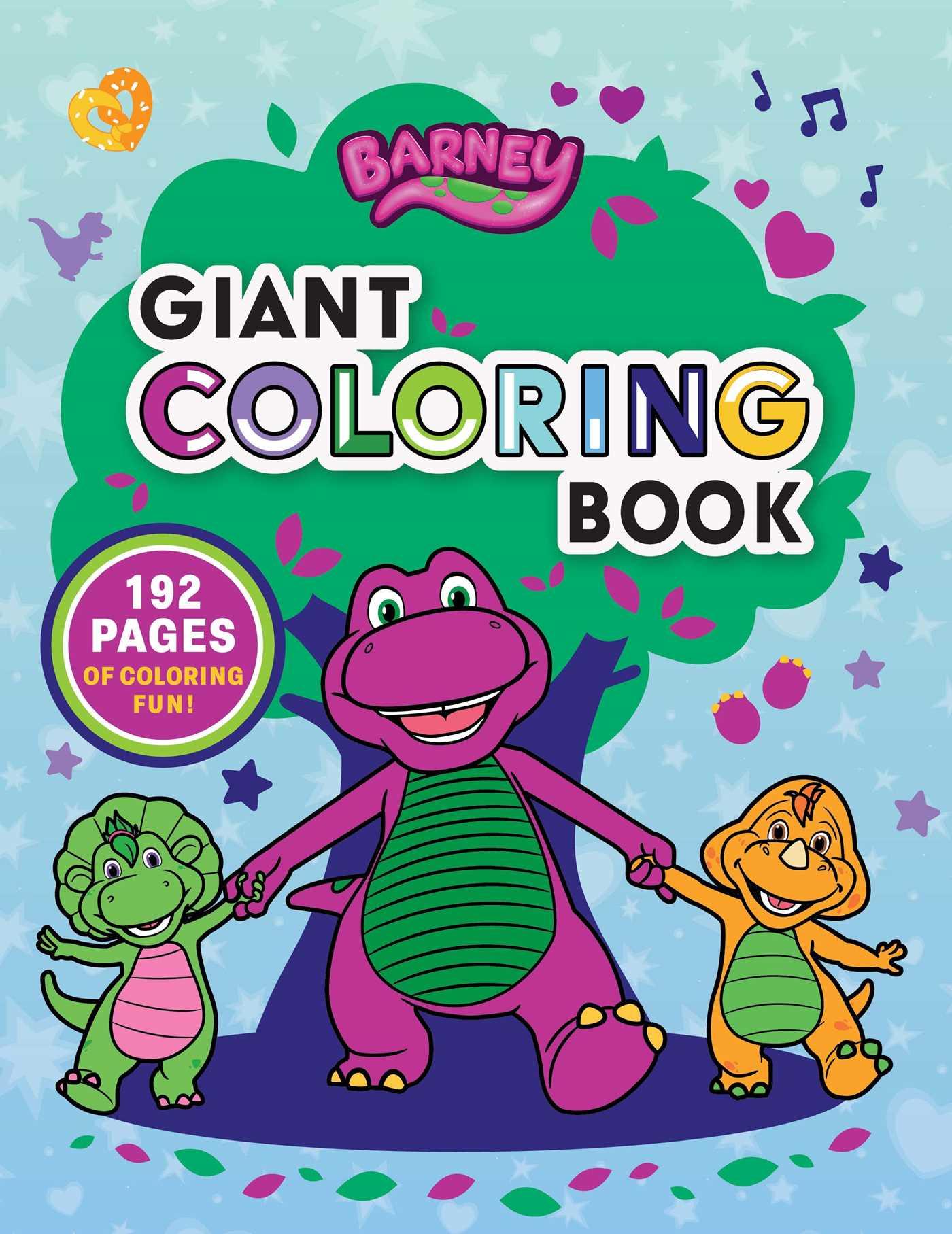 Vorderes Coverbild Barney: Giant Coloring Book