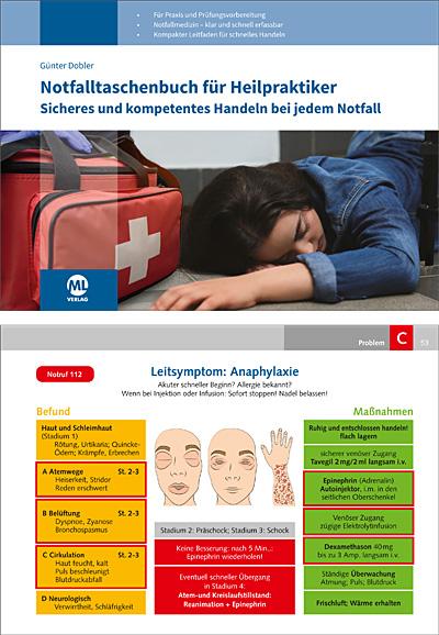 Vorderes Coverbild Notfalltaschenbuch für Heilpraktiker