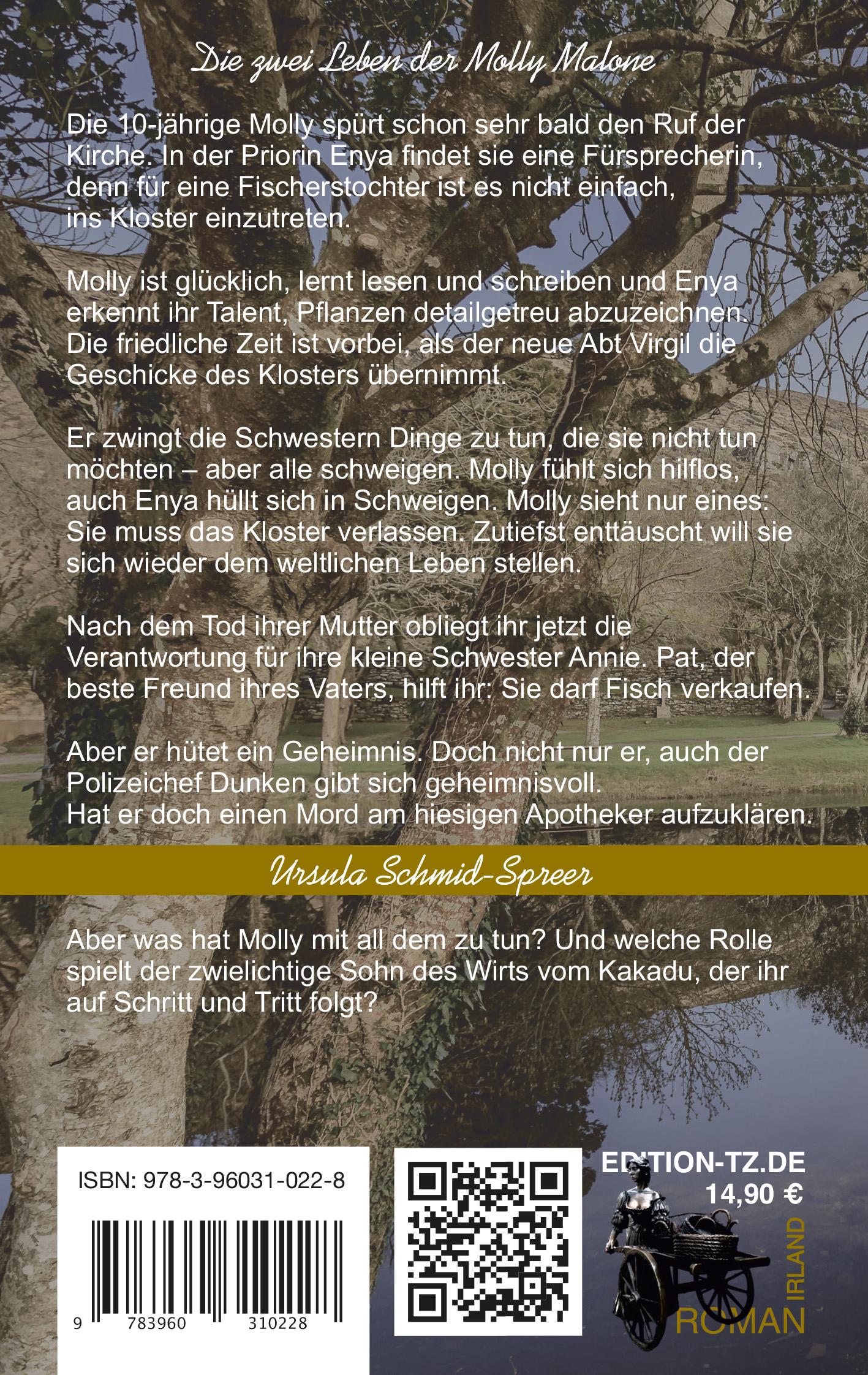 Rückseitencover Die zwei Leben der Molly Malone