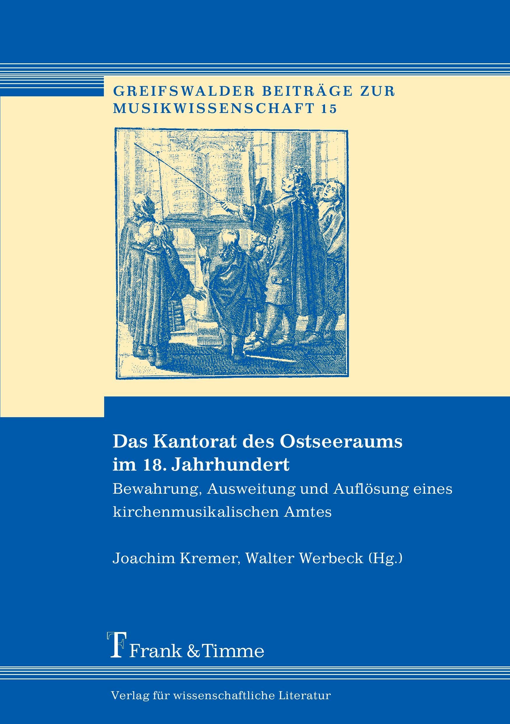 Vorderes Coverbild Das Kantorat des Ostseeraums im 18. Jahrhundert