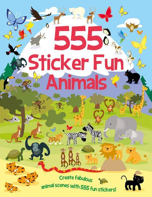 Vorderes Coverbild 555 Sticker Fun - Animals