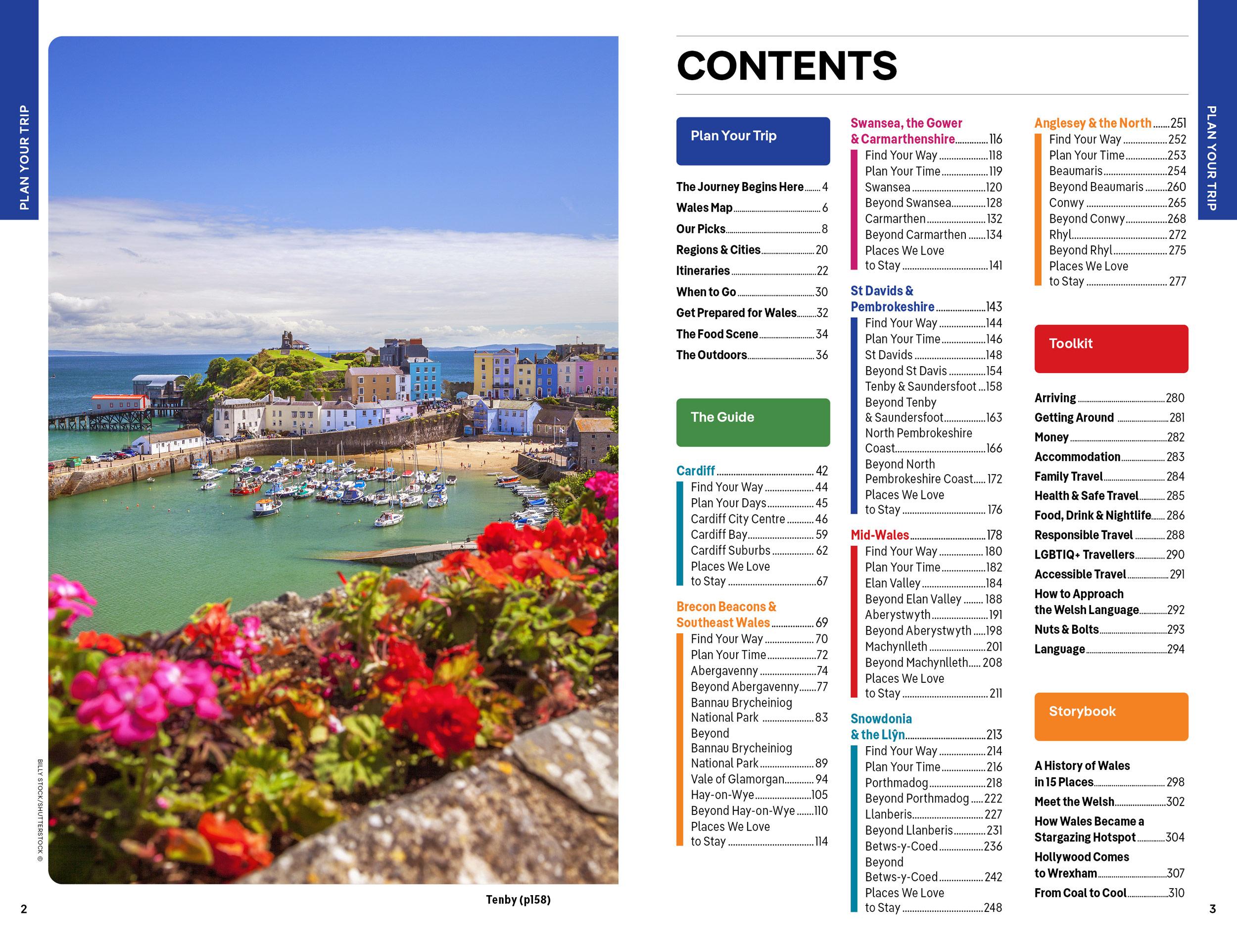 Beispielinhalt (Bild) Lonely Planet Wales