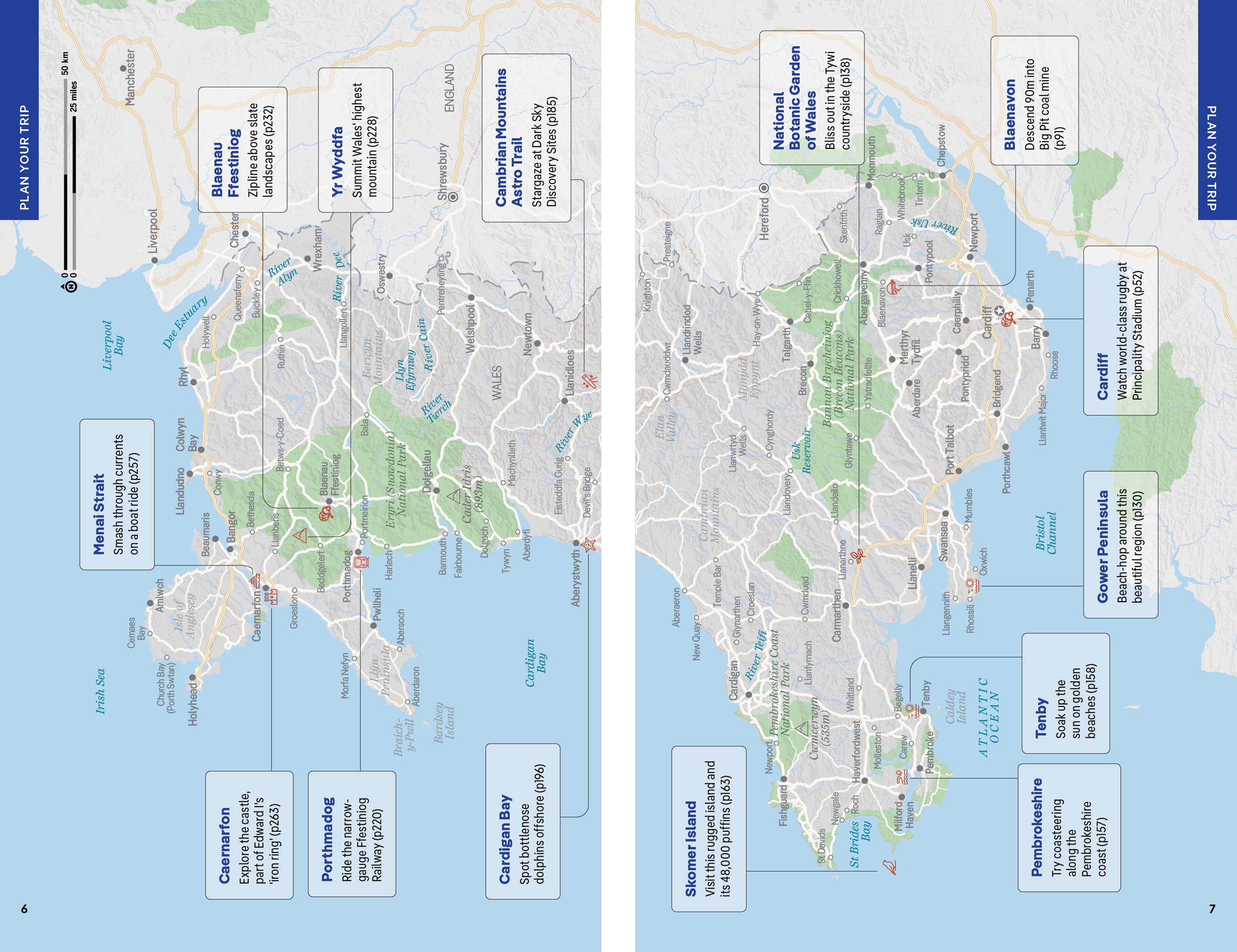 Beispielinhalt (Bild) Lonely Planet Wales