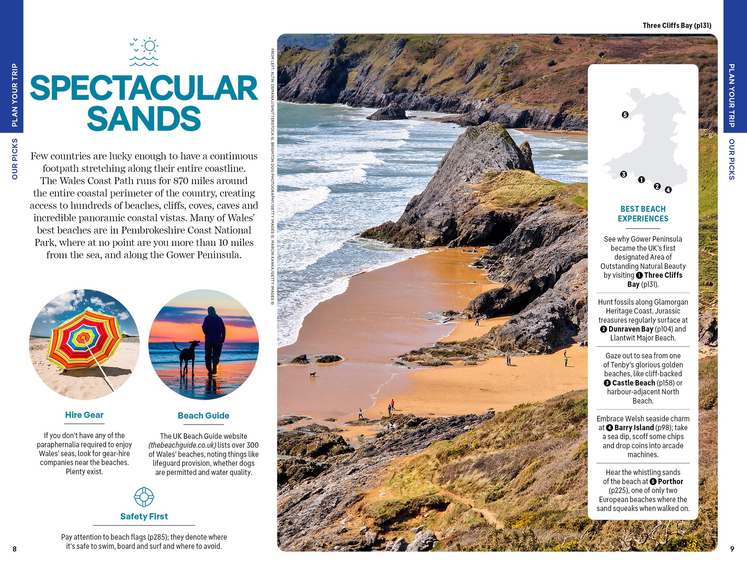 Beispielinhalt (Bild) Lonely Planet Wales