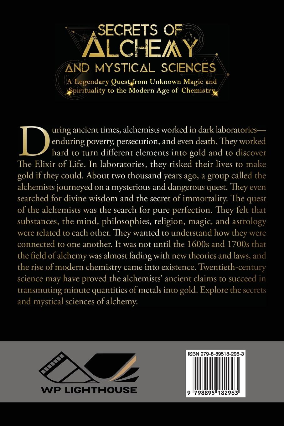 Rückseitencover Secrets of Alchemy and Mystical Sciences