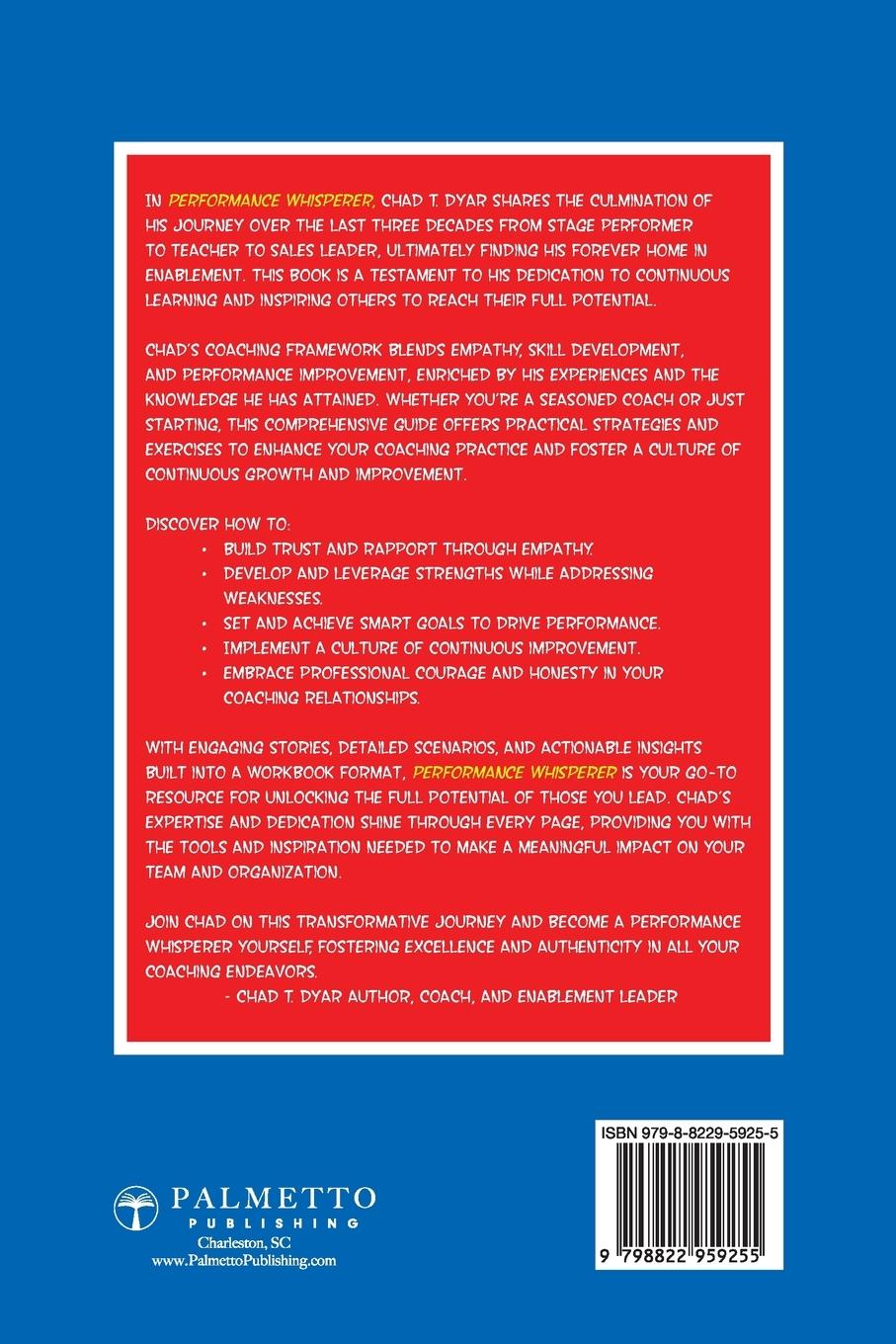 Rückseitencover Performance Whisperer