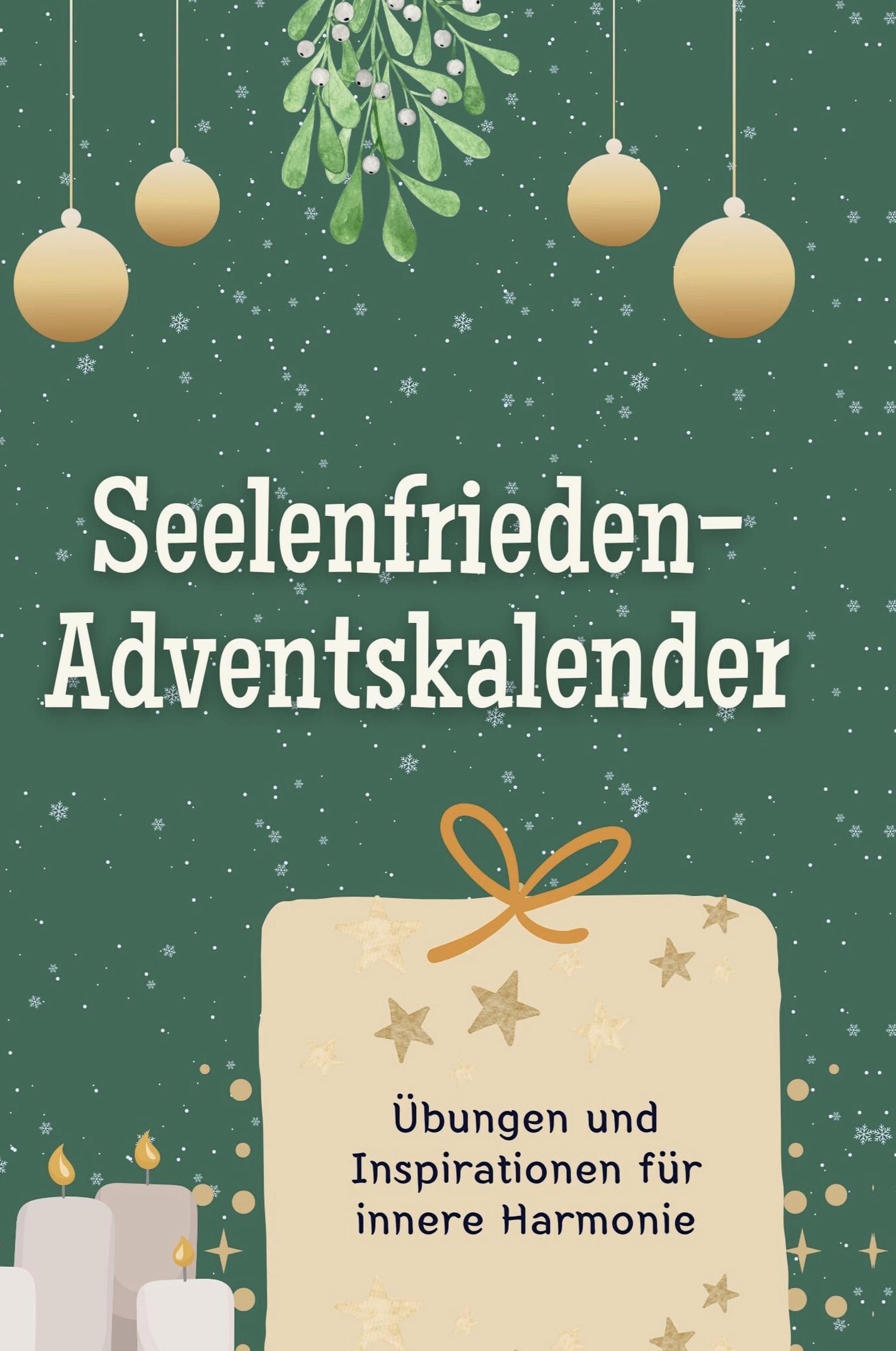 Vorderes Coverbild Seelenfrieden-Adventskalender