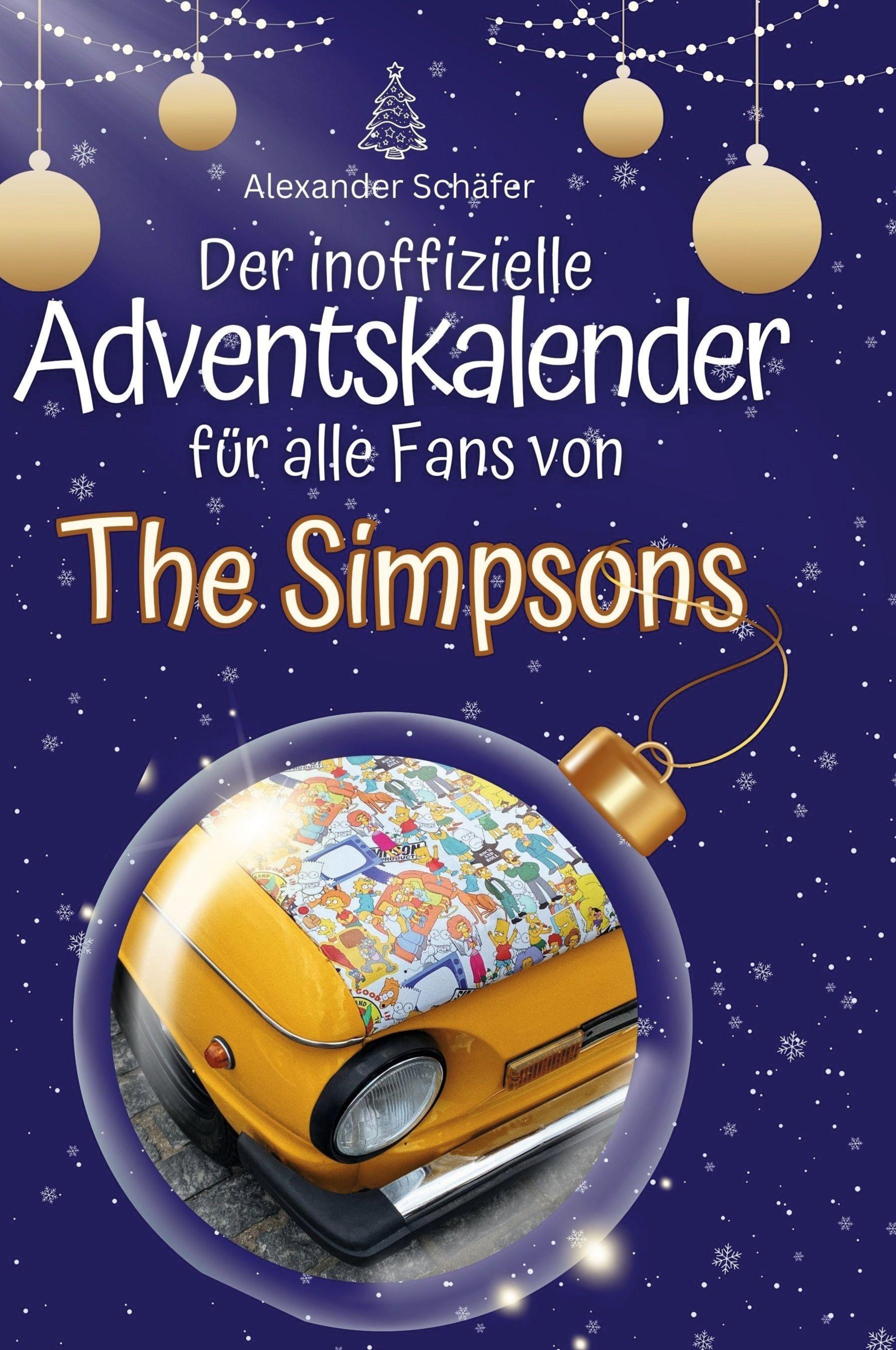 Vorderes Coverbild Der inoffizielle Adventskalender für alle Fans von The Simpsons