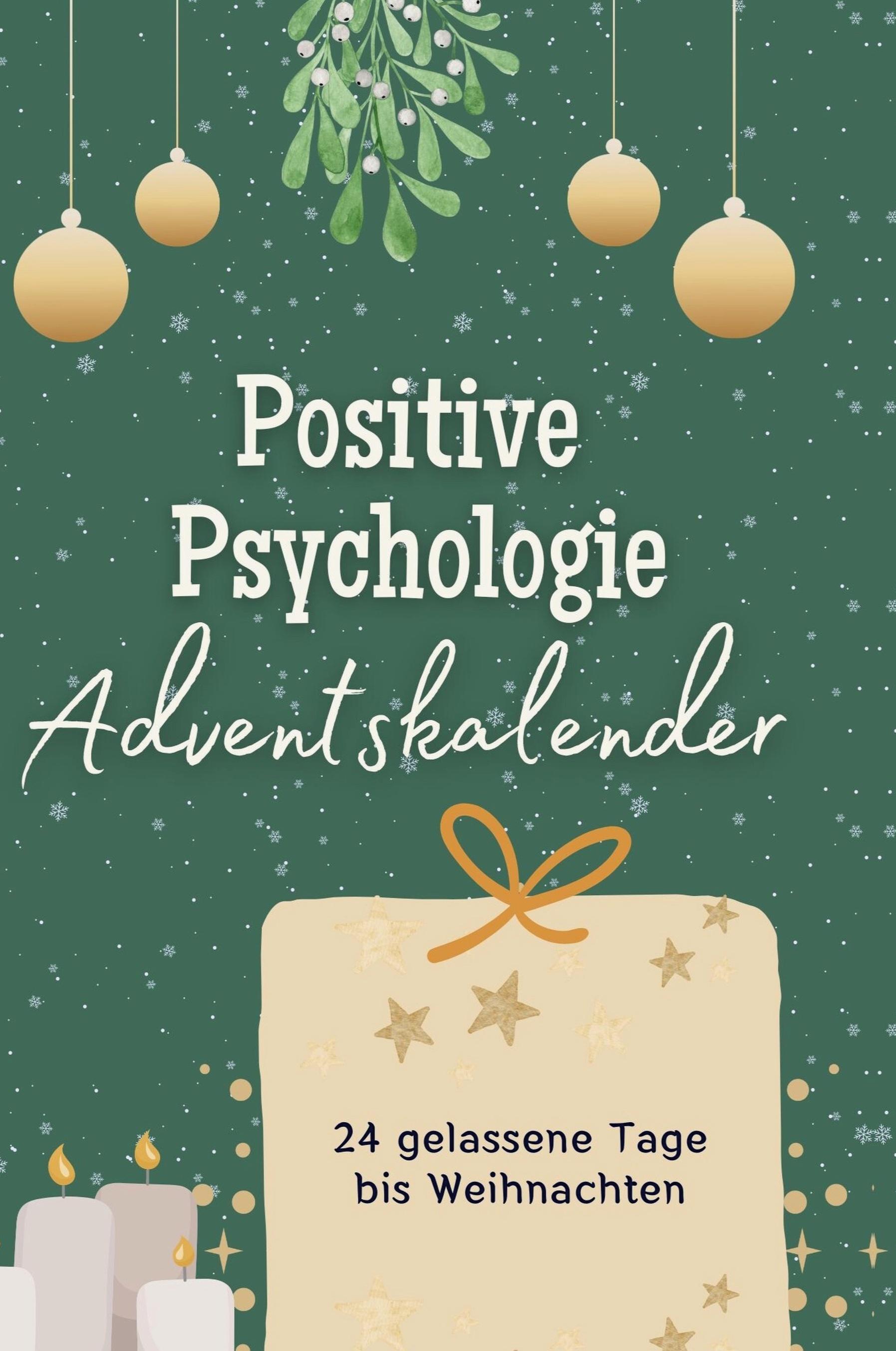 Vorderes Coverbild Positive Psychologie-Adventskalender