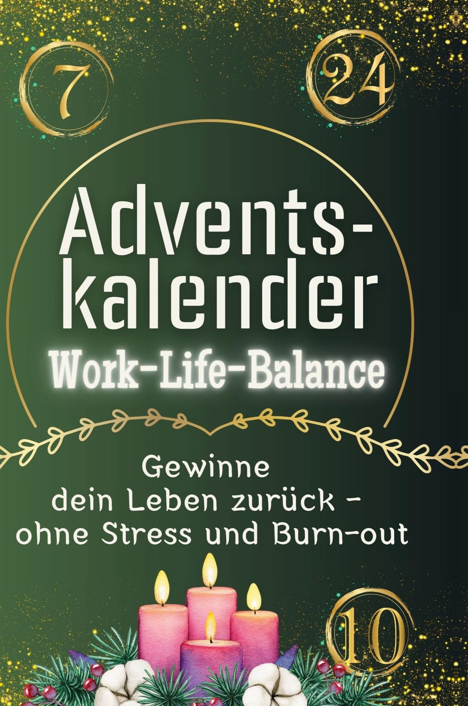 Vorderes Coverbild Adventskalender Work-Life-Balance