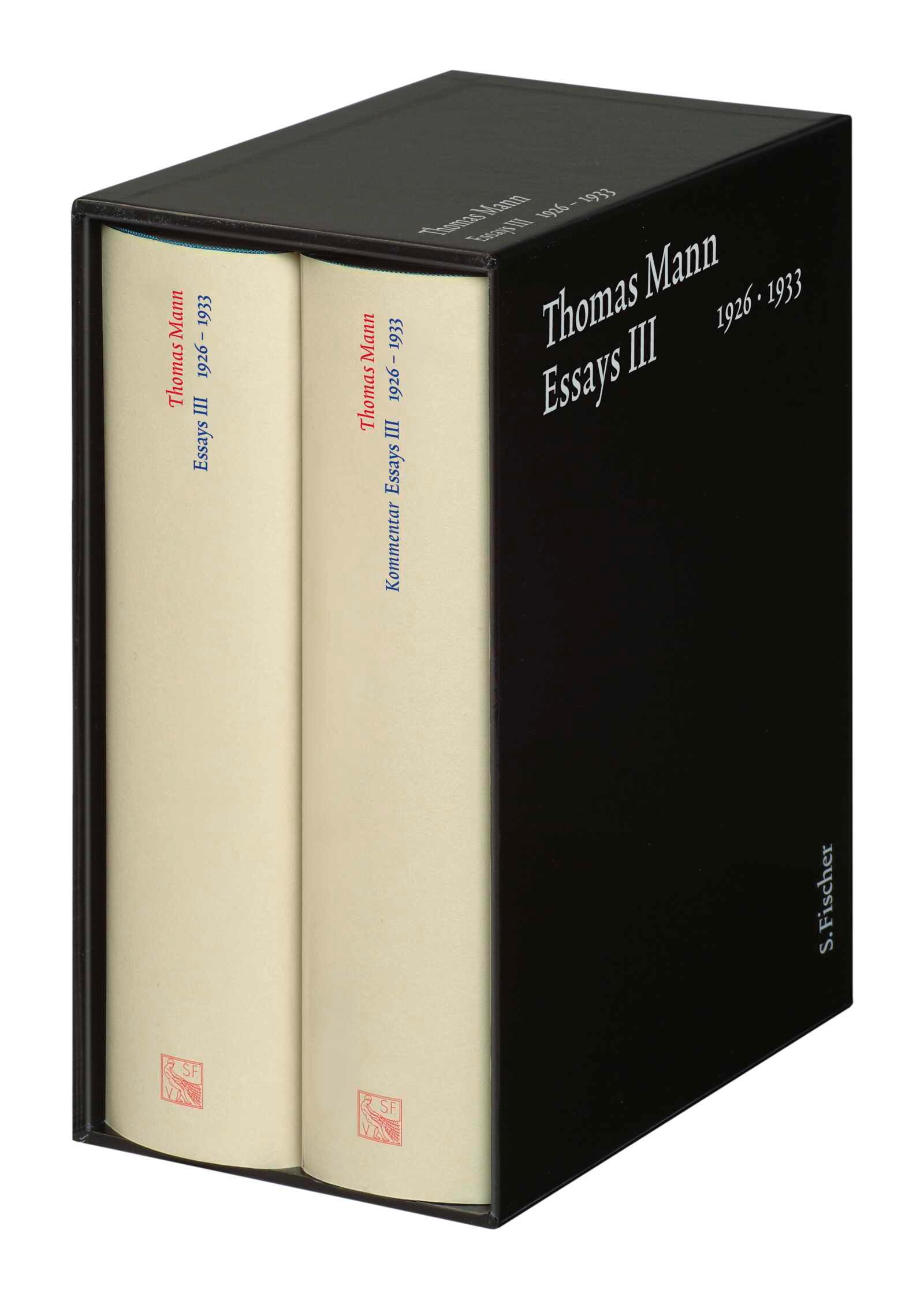 Vorderes Coverbild Essays III 1926-1933