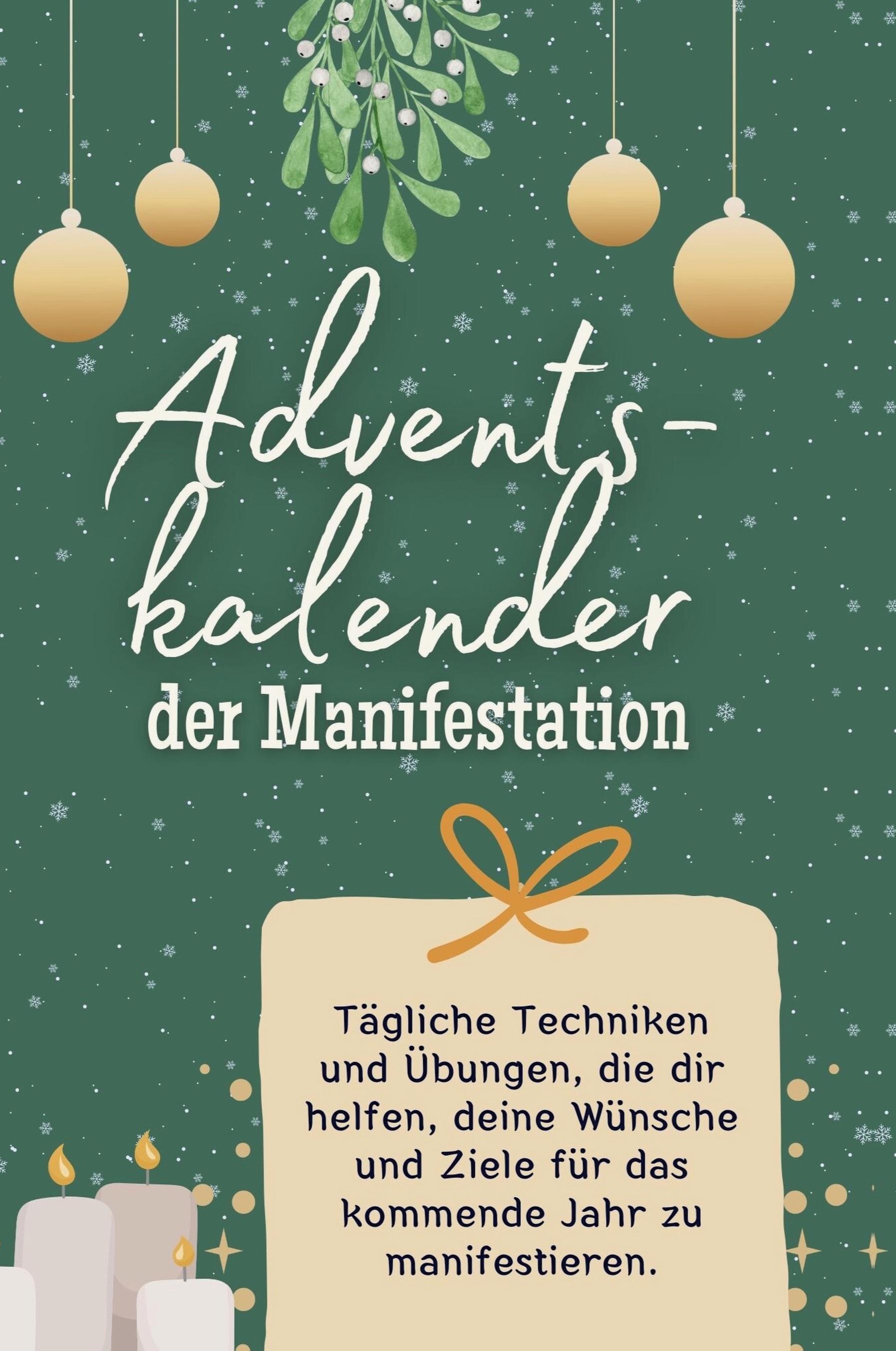 Vorderes Coverbild Adventskalender der Manifestation