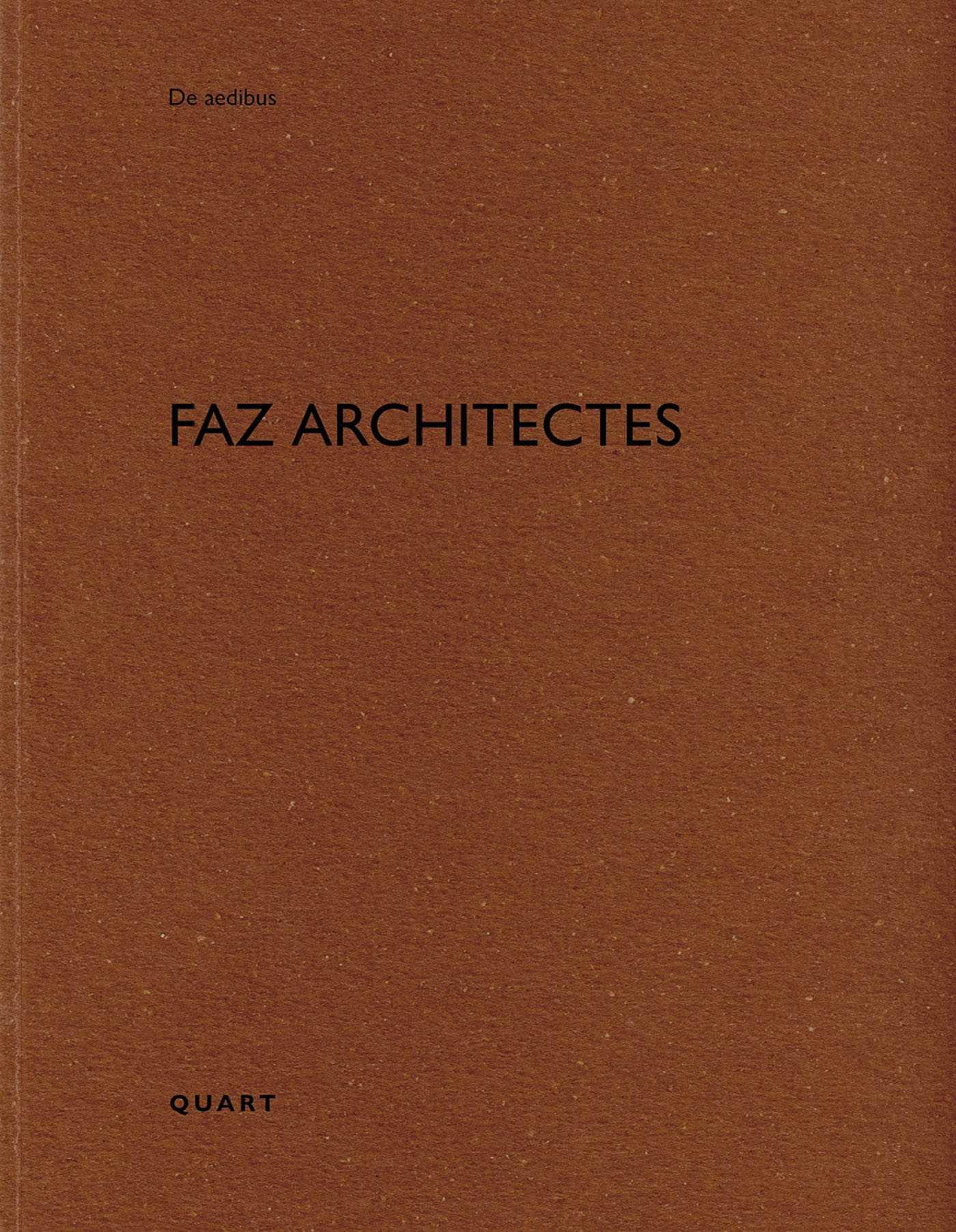 Vorderes Coverbild FAZ architectes