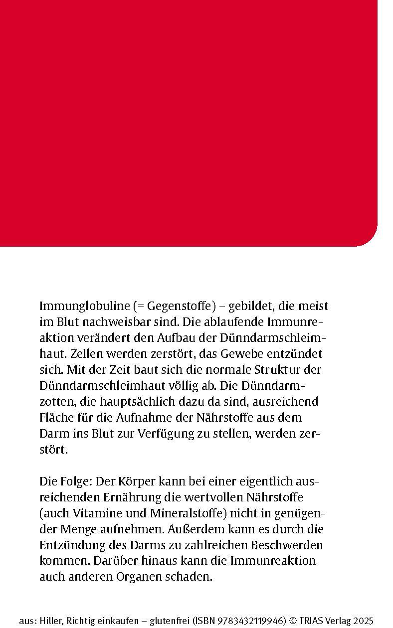 Beispielinhalt (Bild) Richtig einkaufen glutenfrei