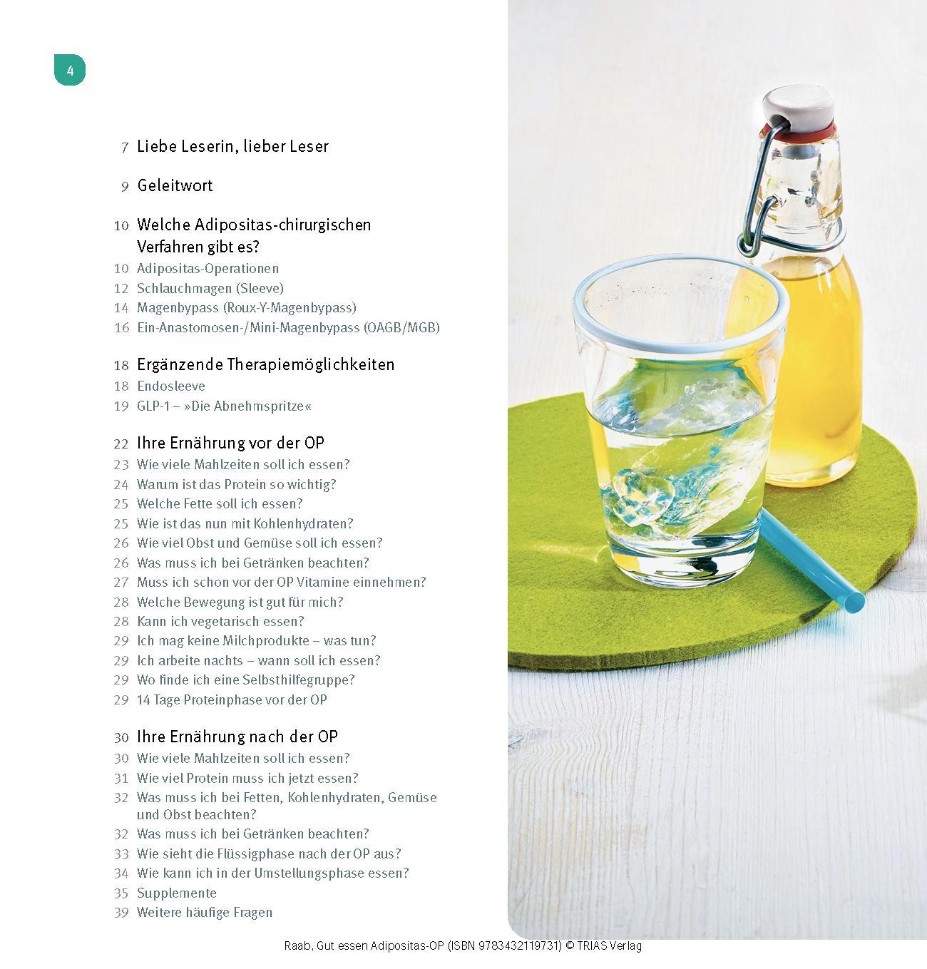 Beispielinhalt (Bild) Gut essen Adipositas-OP
