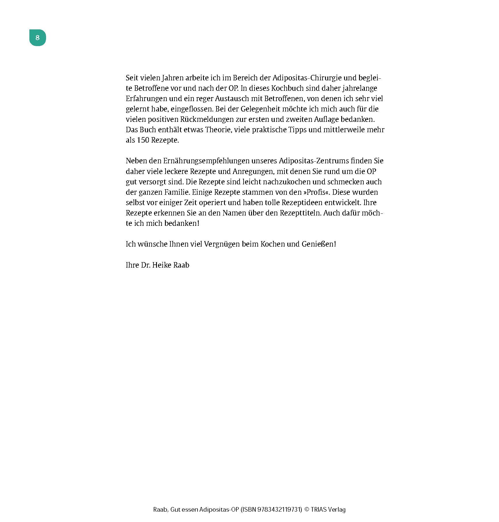 Beispielinhalt (Bild) Gut essen Adipositas-OP