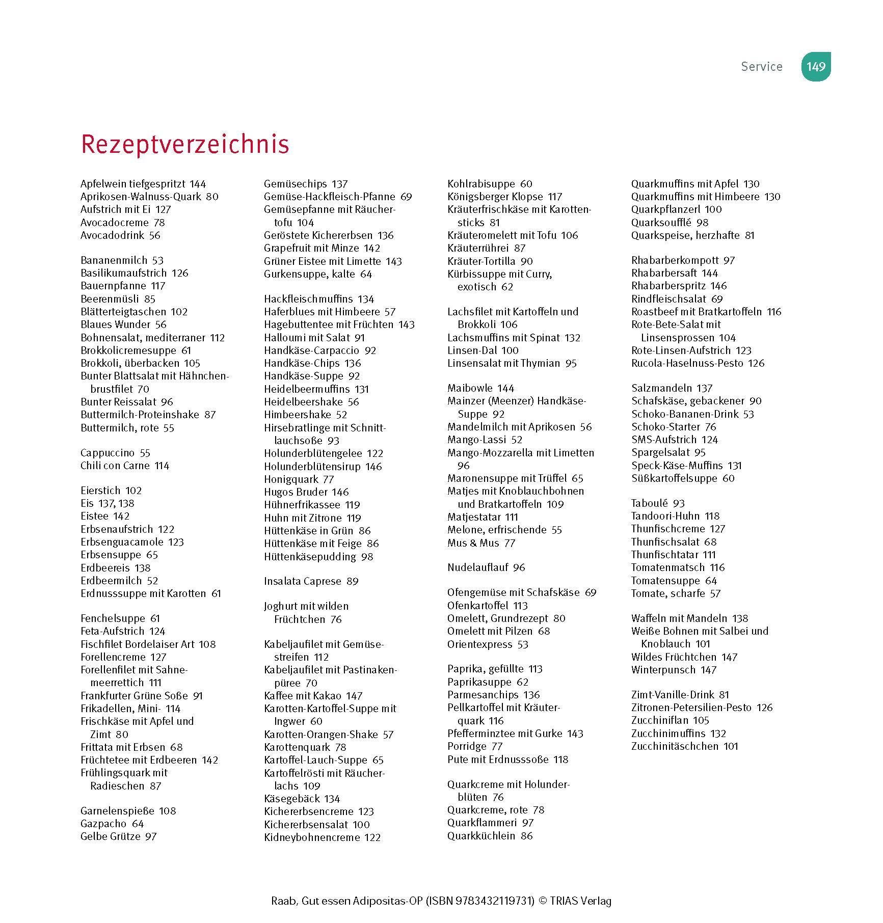 Beispielinhalt (Bild) Gut essen Adipositas-OP