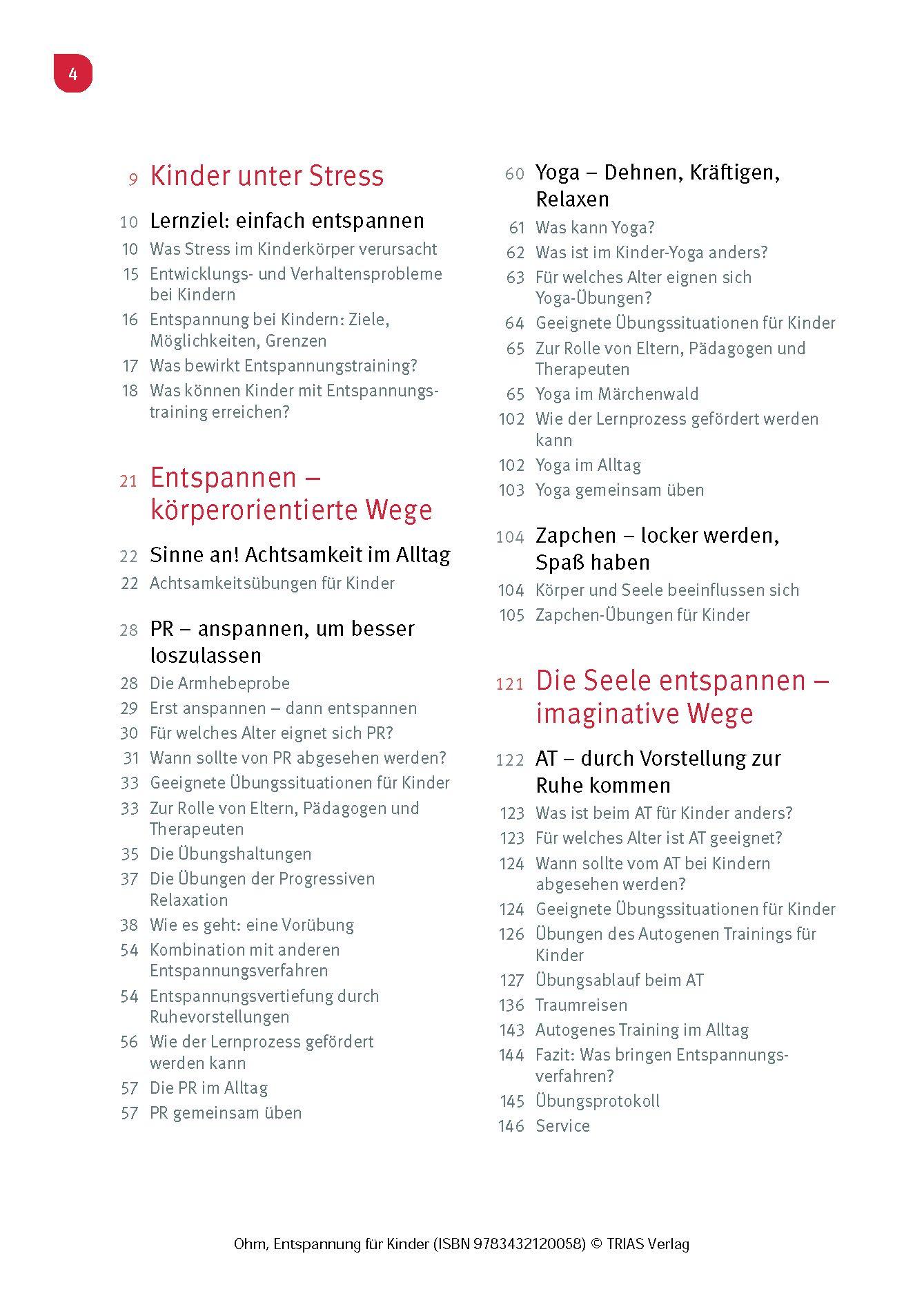 Beispielinhalt (Bild) Entspannung für Kinder