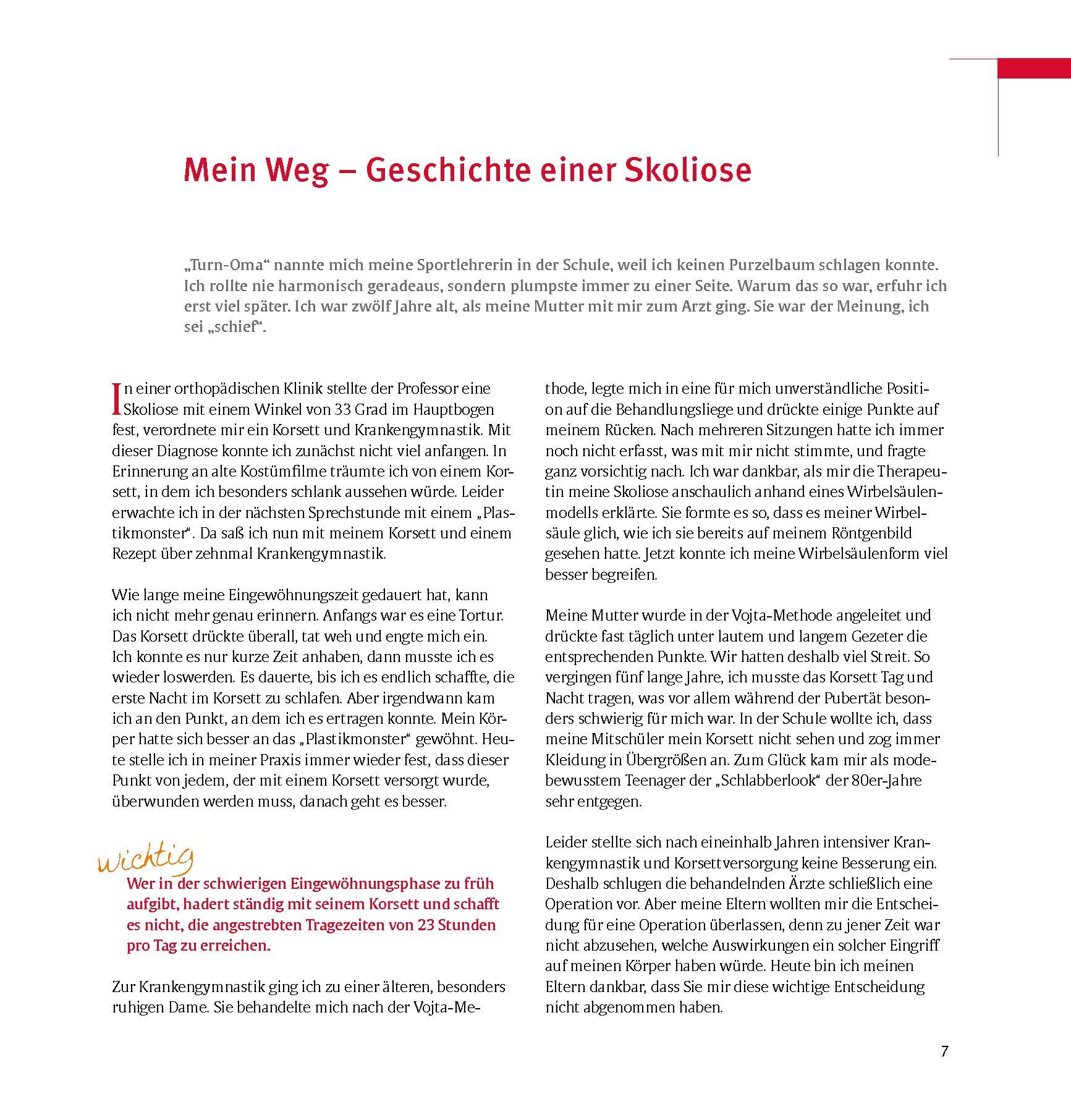 Beispielinhalt (Bild) Skoliose - Aufrecht durch Bewegung