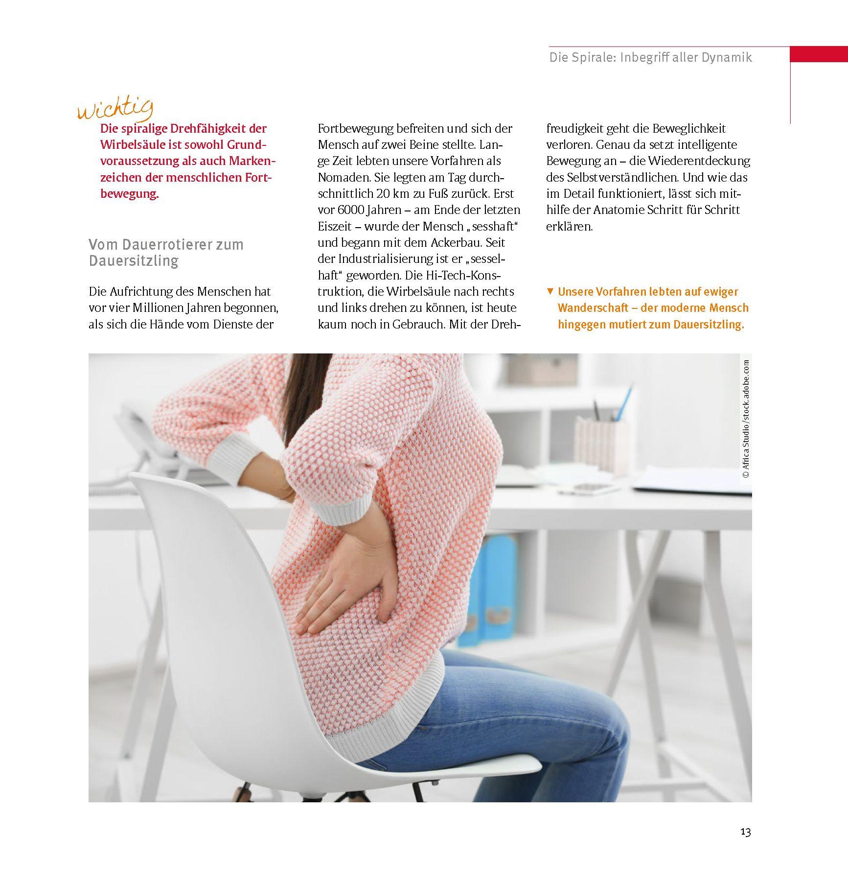 Beispielinhalt (Bild) Skoliose - Aufrecht durch Bewegung