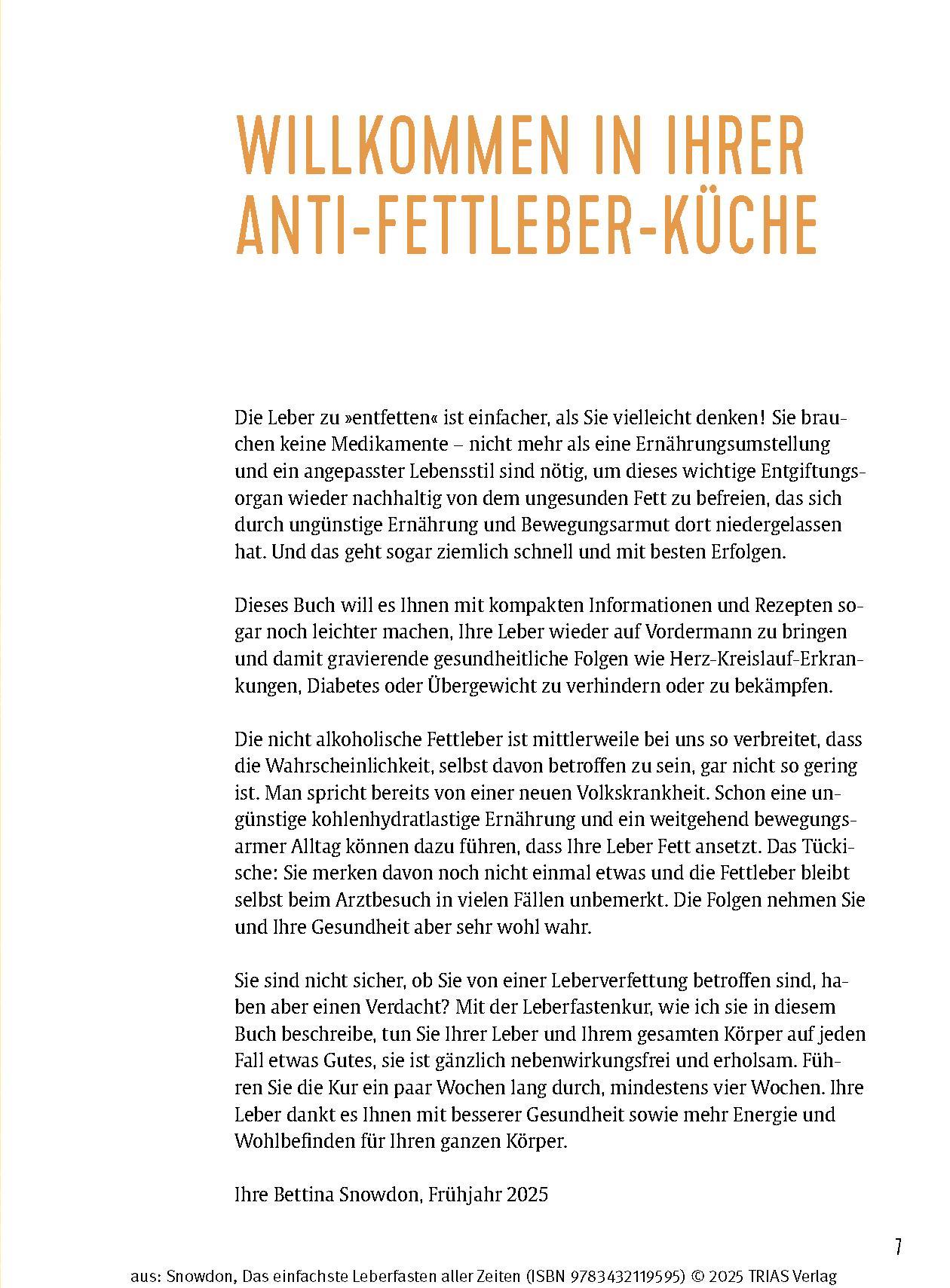 Beispielinhalt (Bild) Das einfachste Leberfasten aller Zeiten