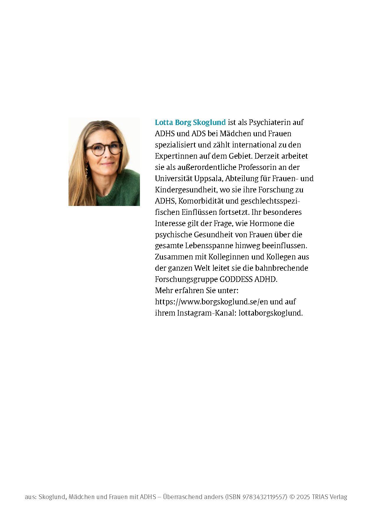 Beispielinhalt (Bild) Mädchen und Frauen mit ADHS