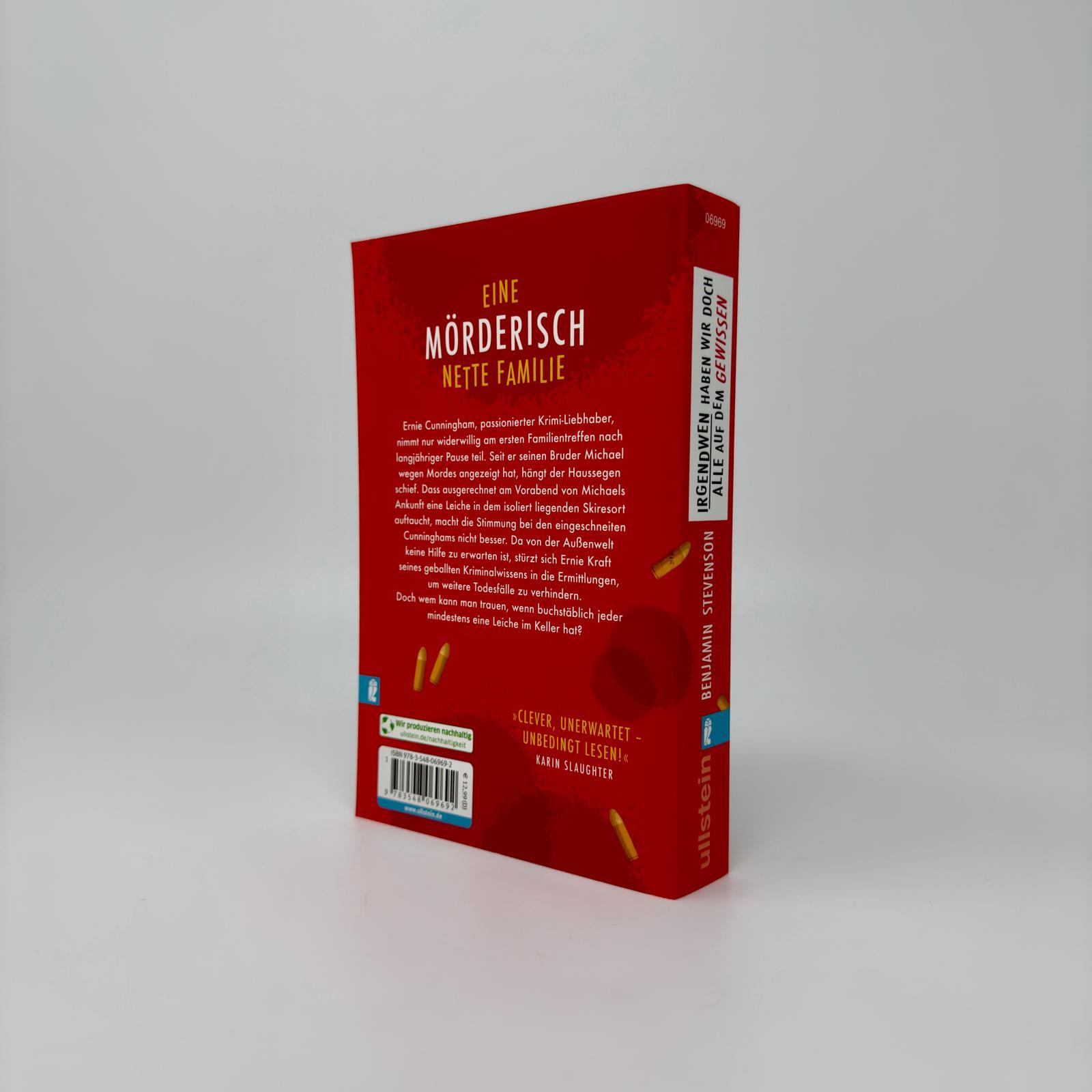 Beispielinhalt (Bild) Die mörderischen Cunninghams. Irgendwen haben wir doch alle auf dem Gewissen