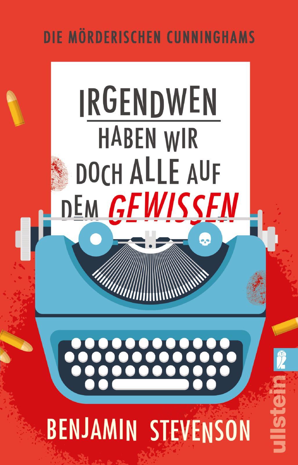 Vorderes Coverbild Die mörderischen Cunninghams. Irgendwen haben wir doch alle auf dem Gewissen