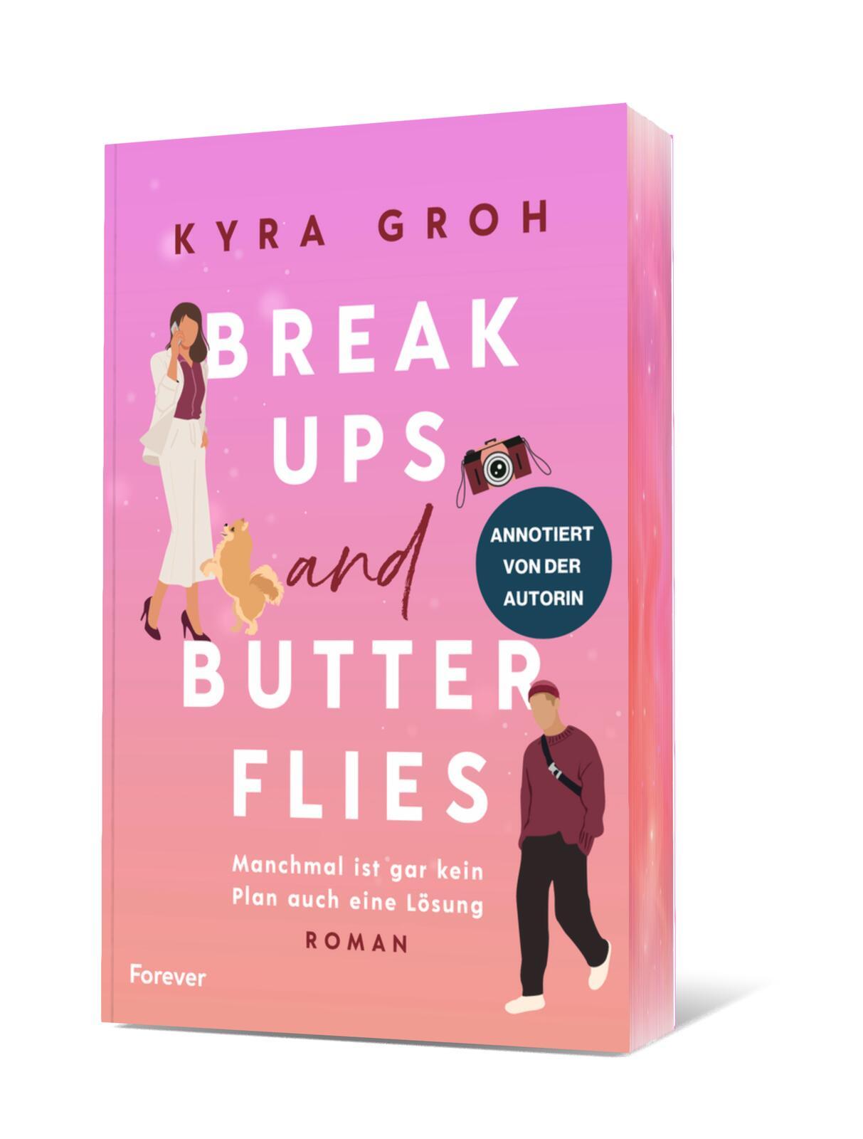 Vorderes Coverbild Breakups and Butterflies