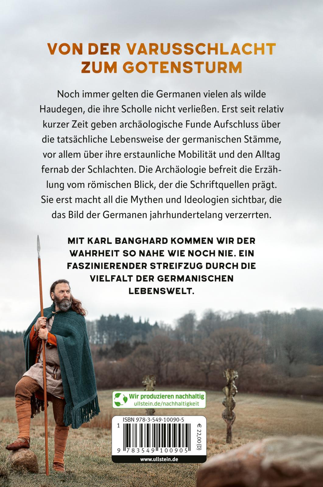 Rückseitencover Die wahre Geschichte der Germanen
