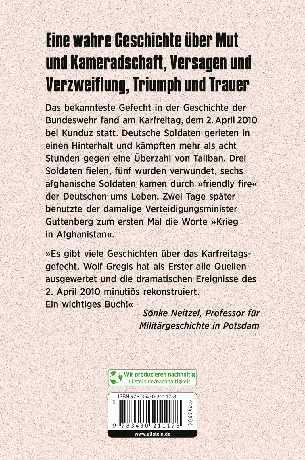 Rückseitencover Das Karfreitagsgefecht
