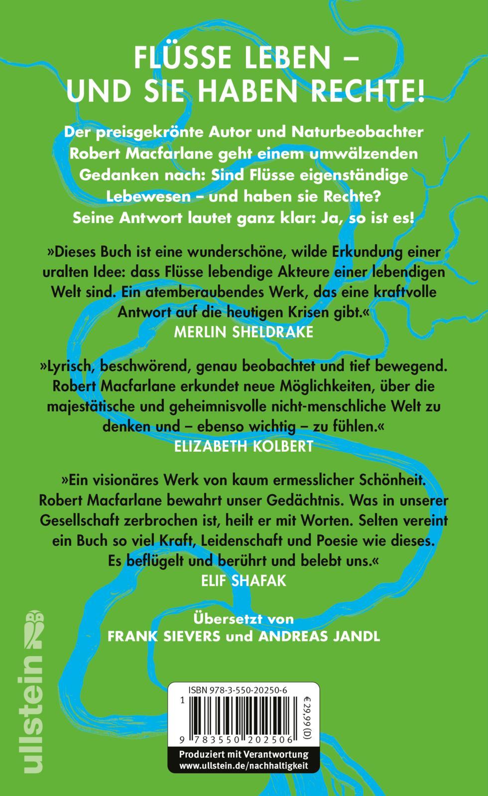 Rückseitencover Sind Flüsse Lebewesen?