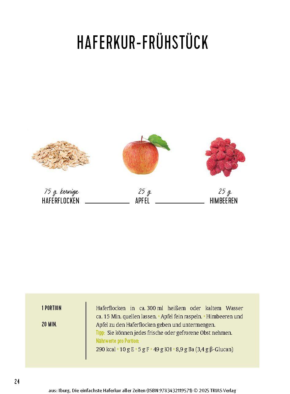 Beispielinhalt (Bild) Die einfachste Haferkur aller Zeiten