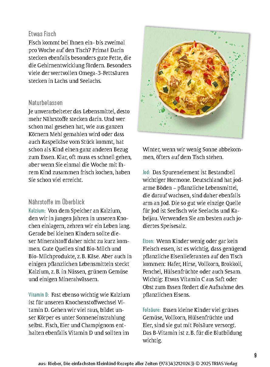 Beispielinhalt (Bild) Die einfachsten Kleinkind-Rezepte aller Zeiten