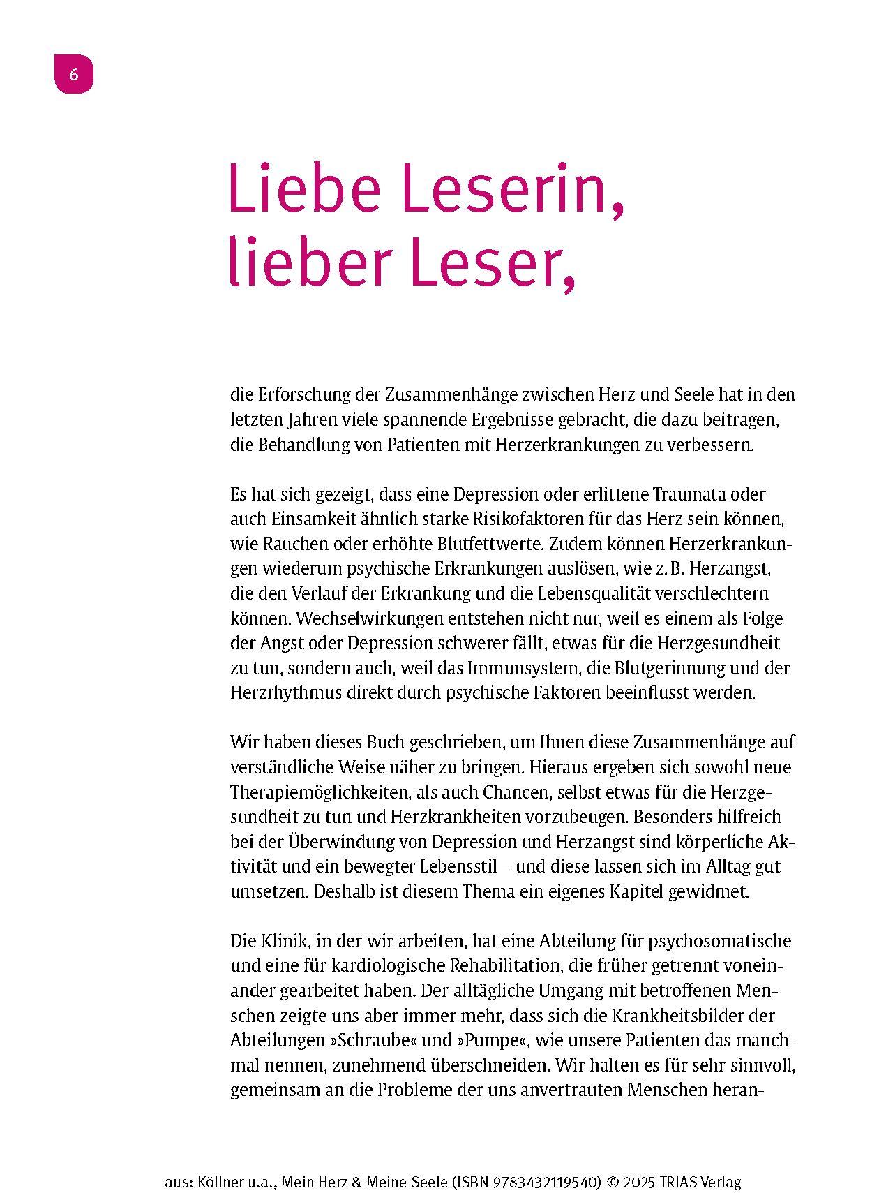 Beispielinhalt (Bild) Mein Herz & Meine Seele