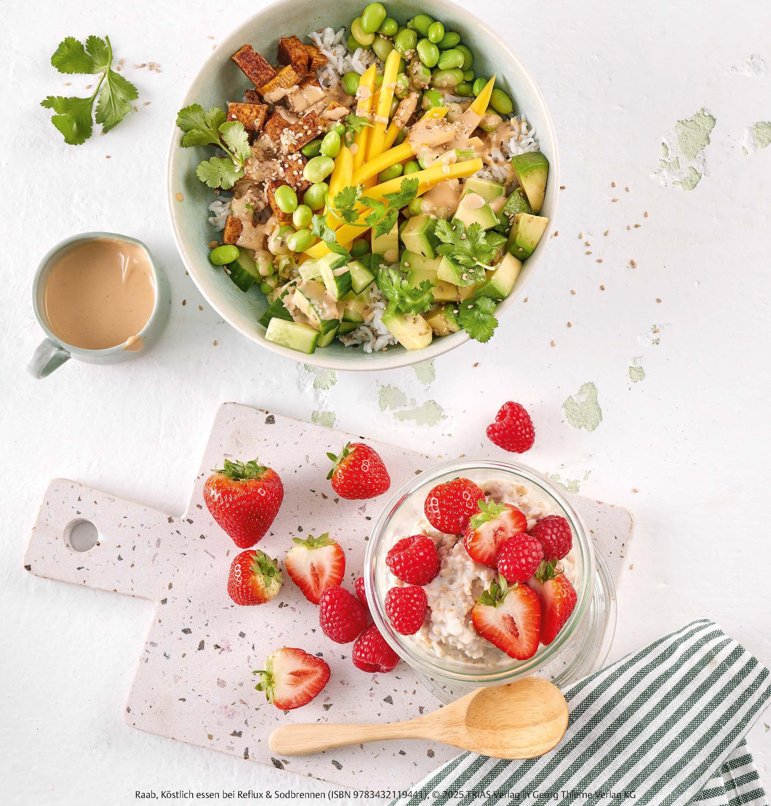 Beispielinhalt (Bild) Köstlich essen Reflux und Sodbrennen