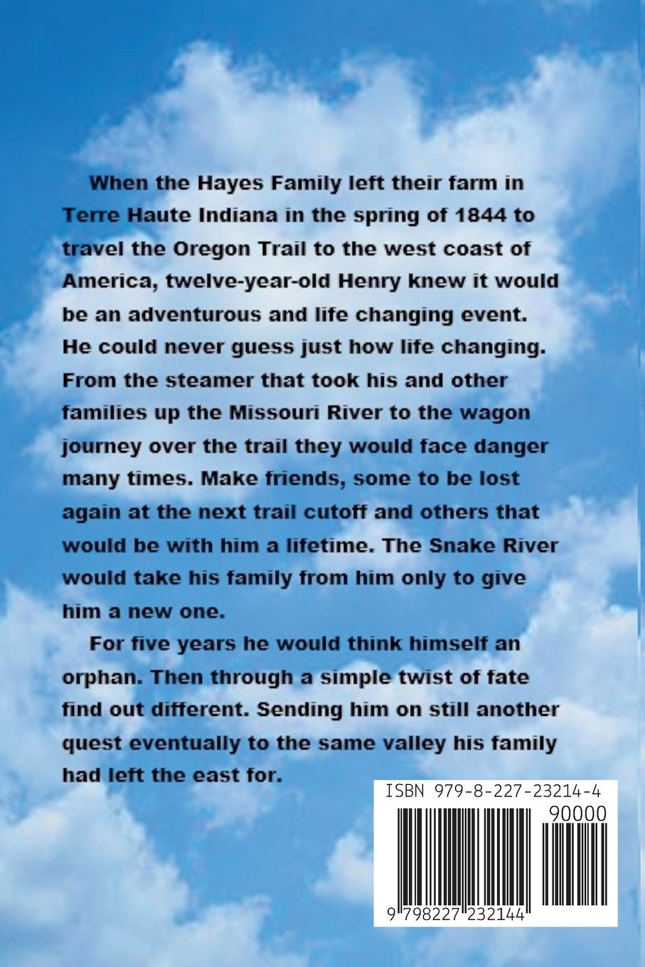 Rückseitencover Henry Hayes - The Snake River Orphan