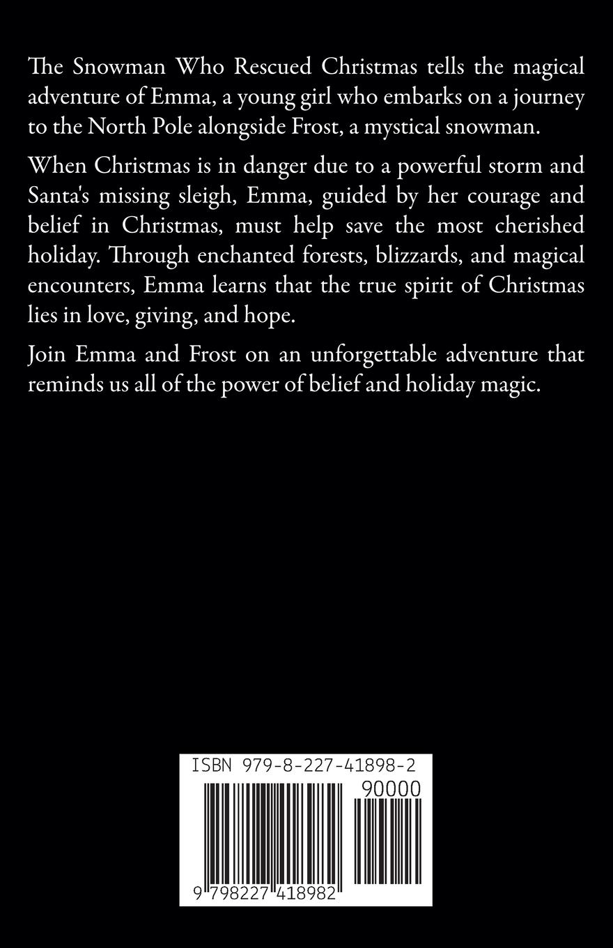 Rückseitencover The Snowman Who Rescued Christmas