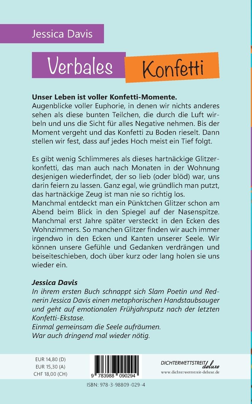 Rückseitencover Verbales Konfetti