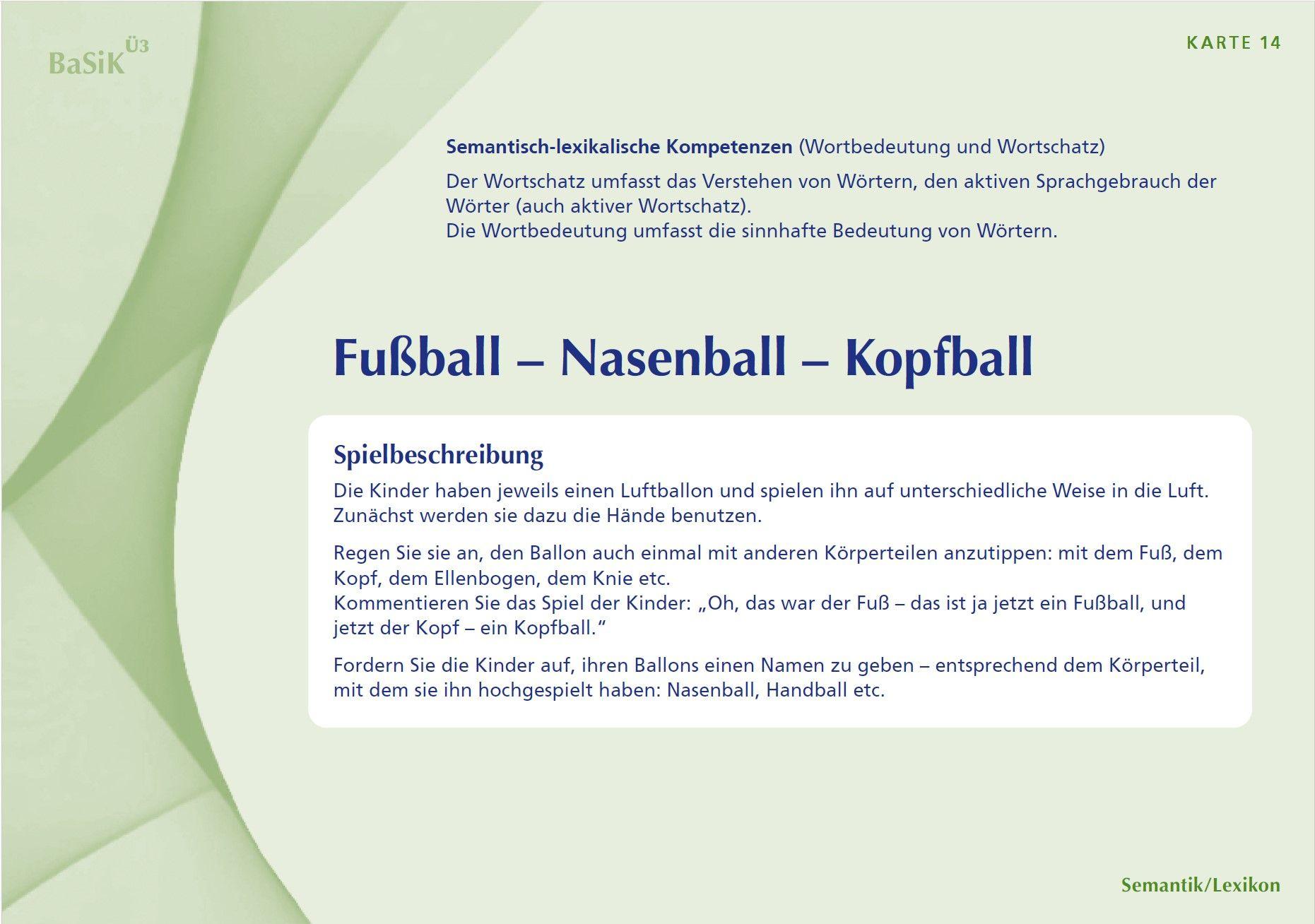 Beispielinhalt (Bild) BaSiK Ü3. Das Kartenset