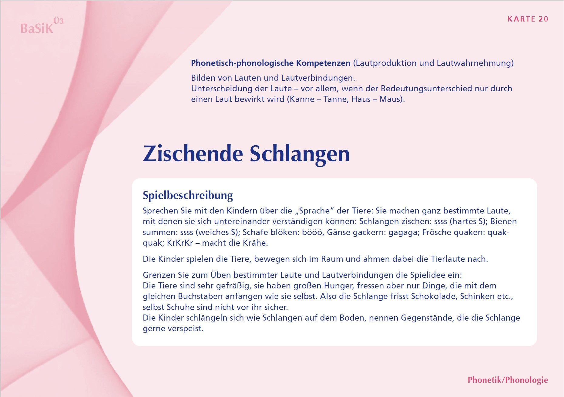 Beispielinhalt (Bild) BaSiK Ü3. Das Kartenset