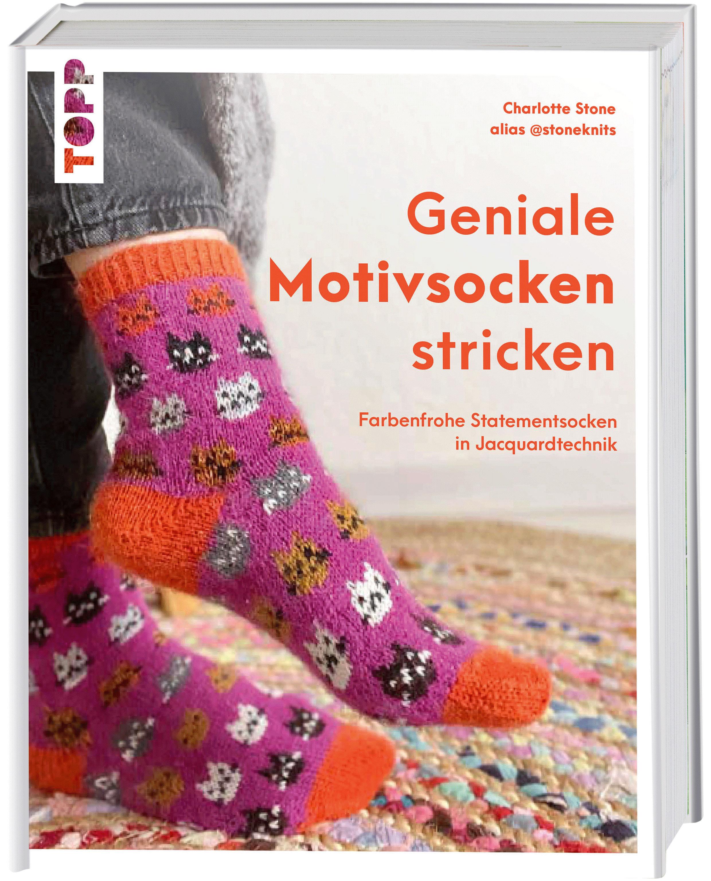 Vorderes Coverbild Geniale Motivsocken stricken