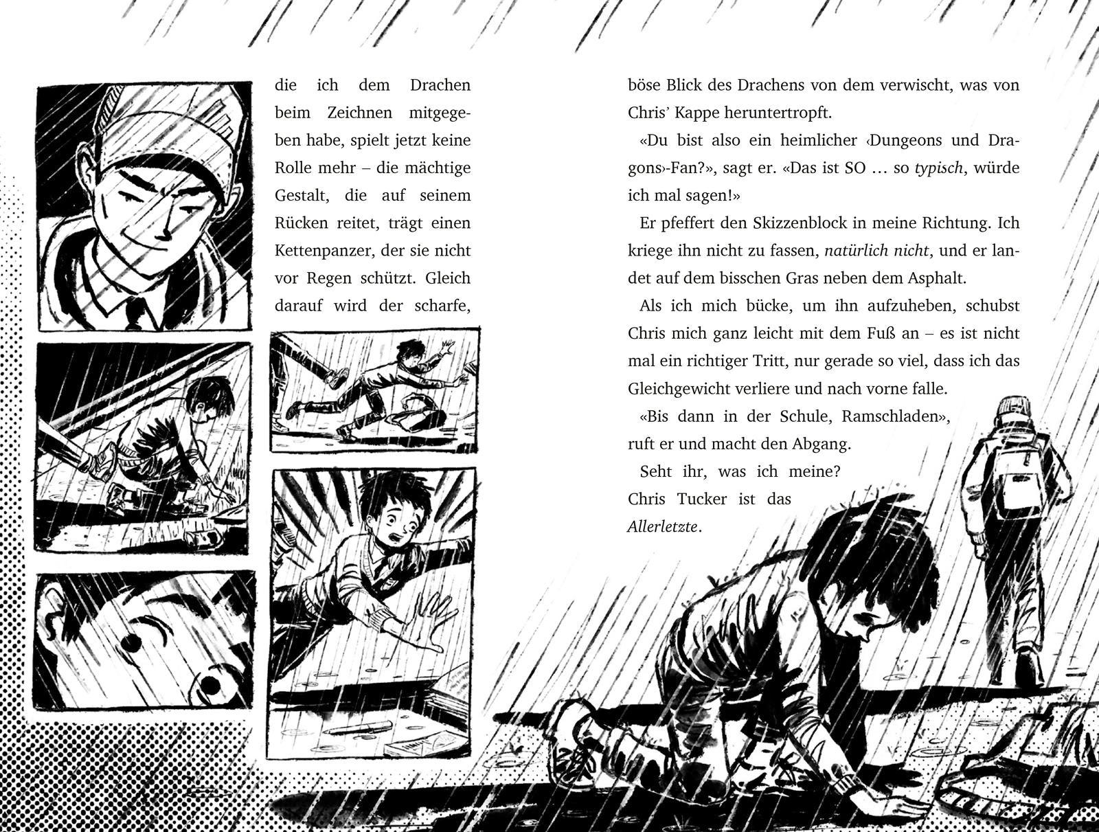 Beispielinhalt (Bild) Der Junge in den falschen Schuhen