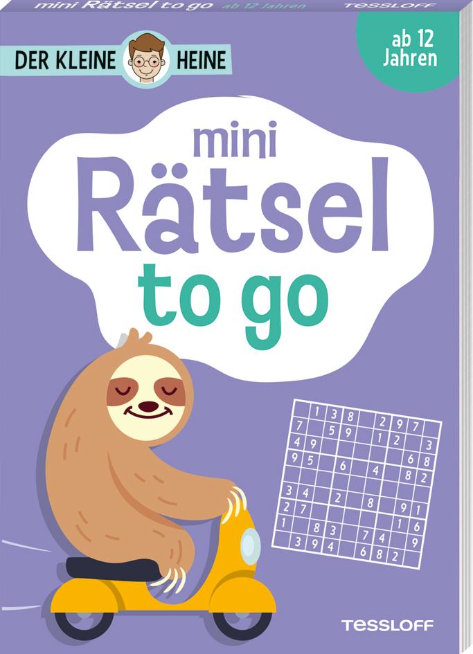 Vorderes Coverbild Der kleine Heine. Mini Rätsel to go. Ab 12 Jahren