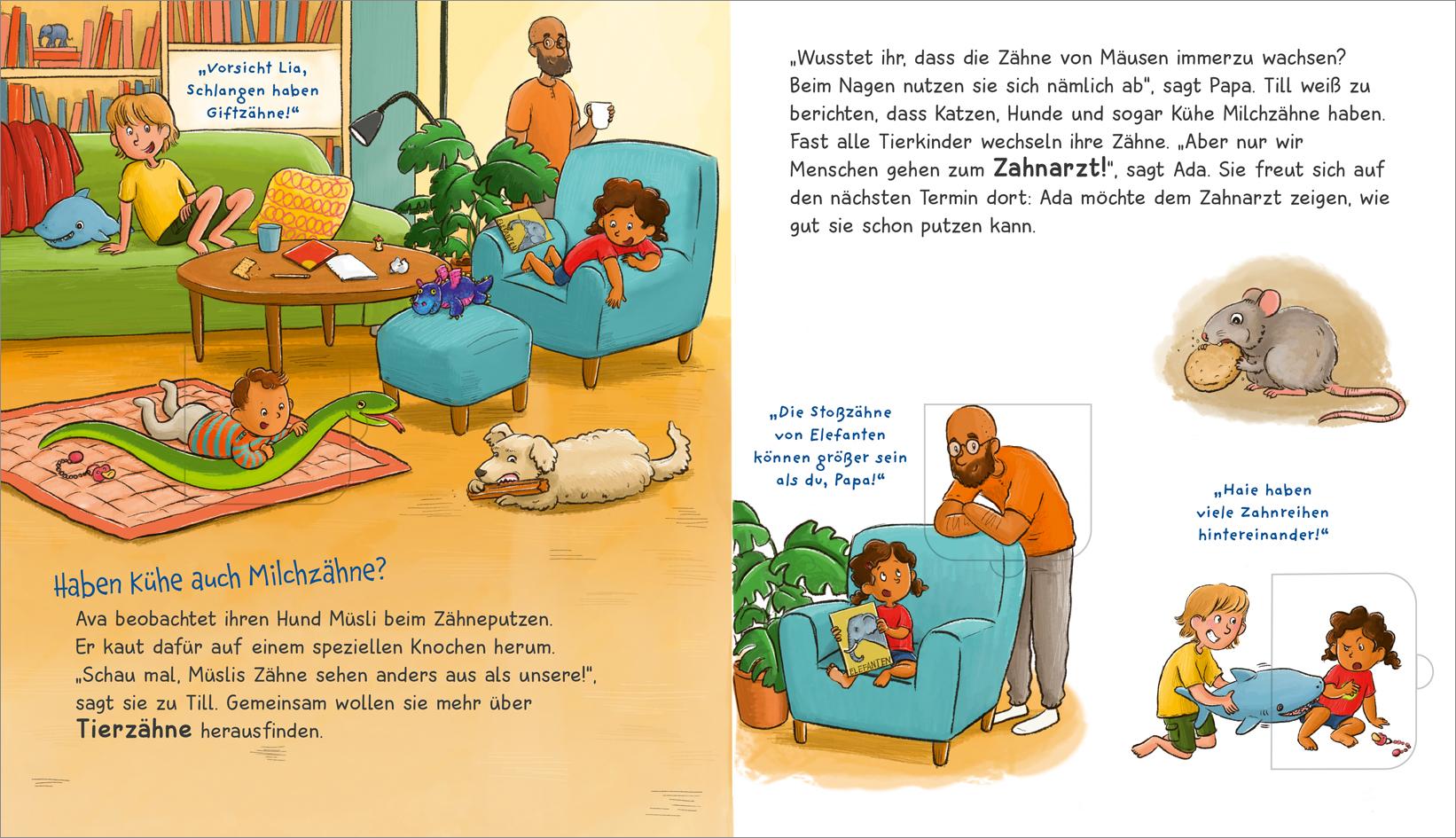 Beispielinhalt (Bild) WAS IST WAS Meine Welt Band 18 Blitzeblanke Zähne!