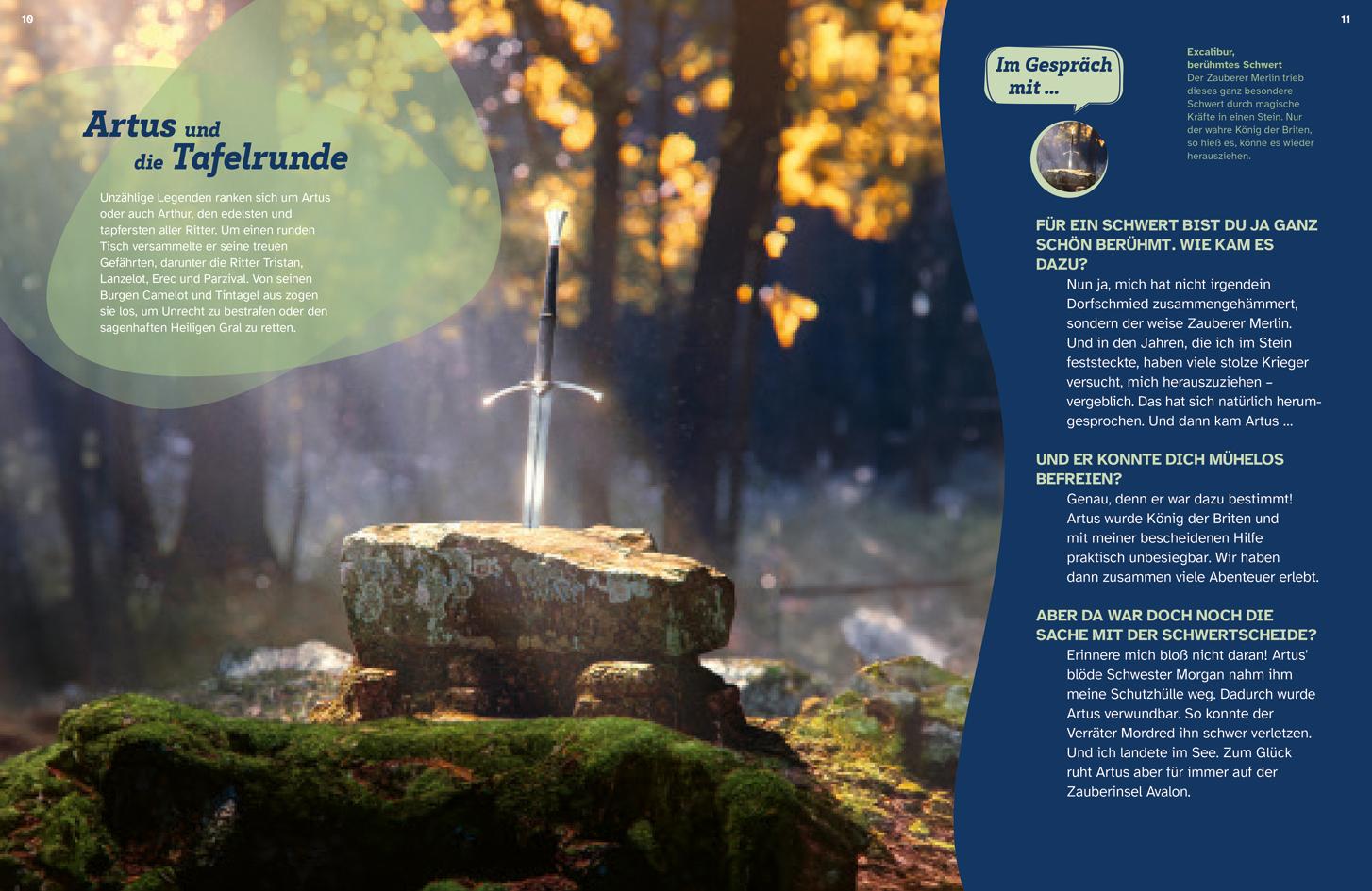 Beispielinhalt (Bild) WAS IST WAS Ritter und Burgen. Ab ins Mittelalter!